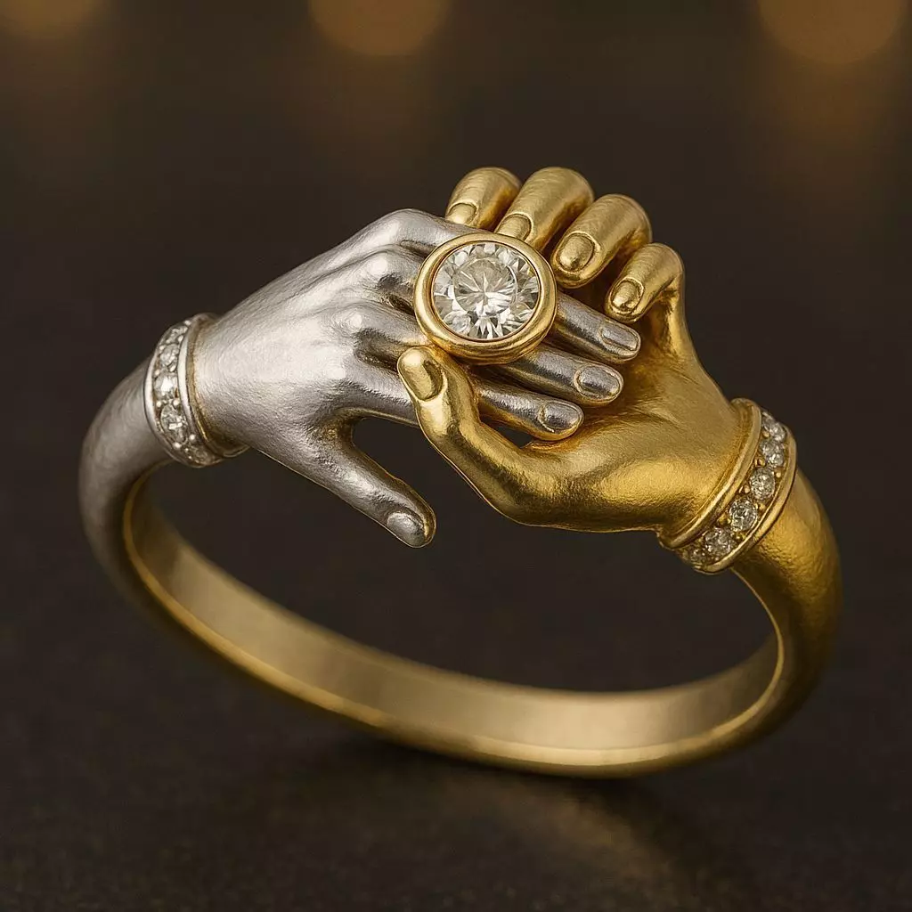 Hand ring Model 5512 3D print model_0