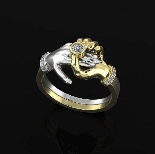 Hand ring Model 5512 3D print model_2