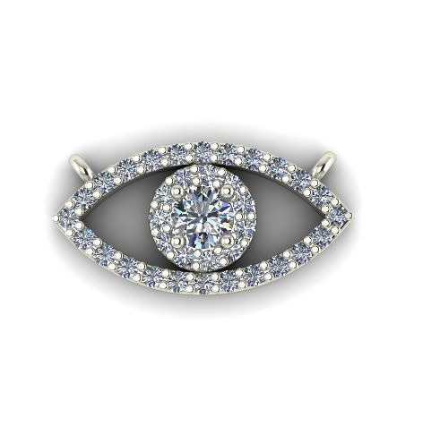 Eye pendant Model 5505 3D print model_1