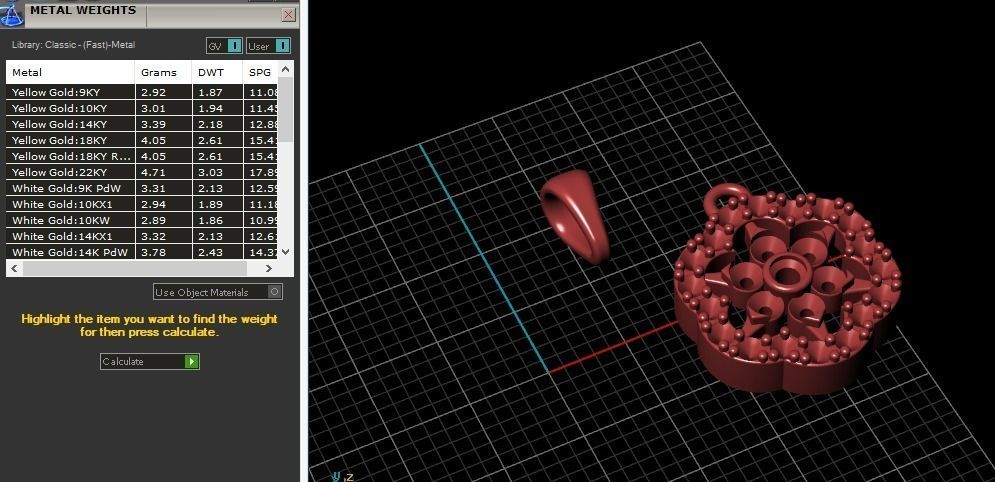 Pendant Model 5499 3D print model_6