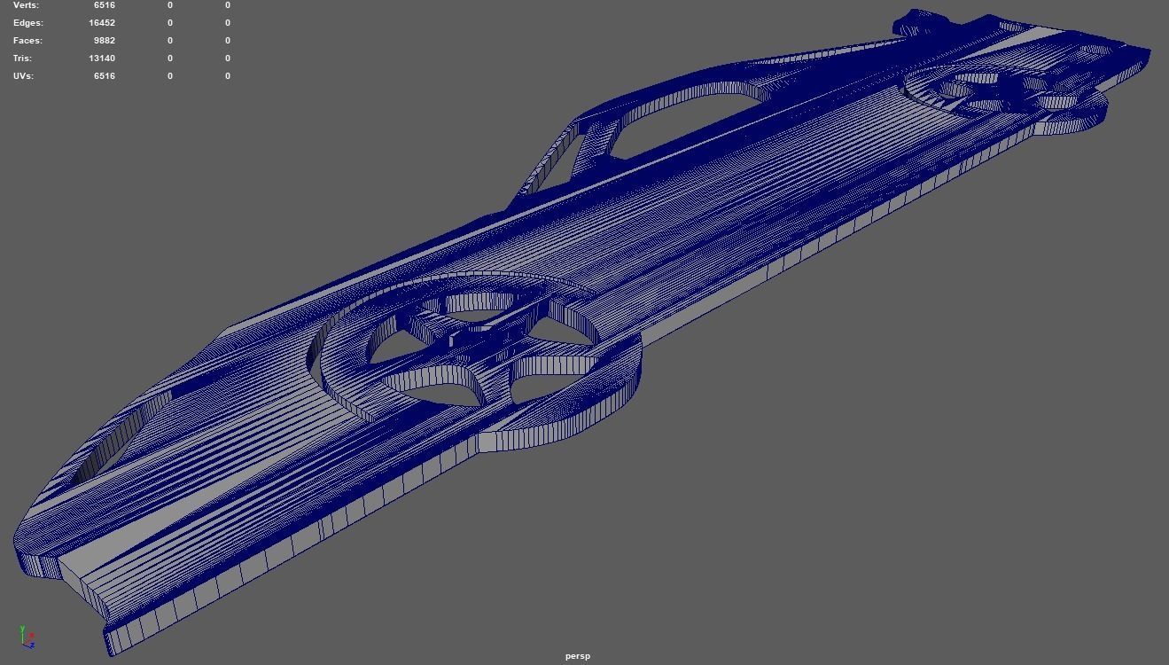Mazda Rx7 Veilside Fortune Tokyo Drift Coupe 2007 Key Ring 3D print model_9