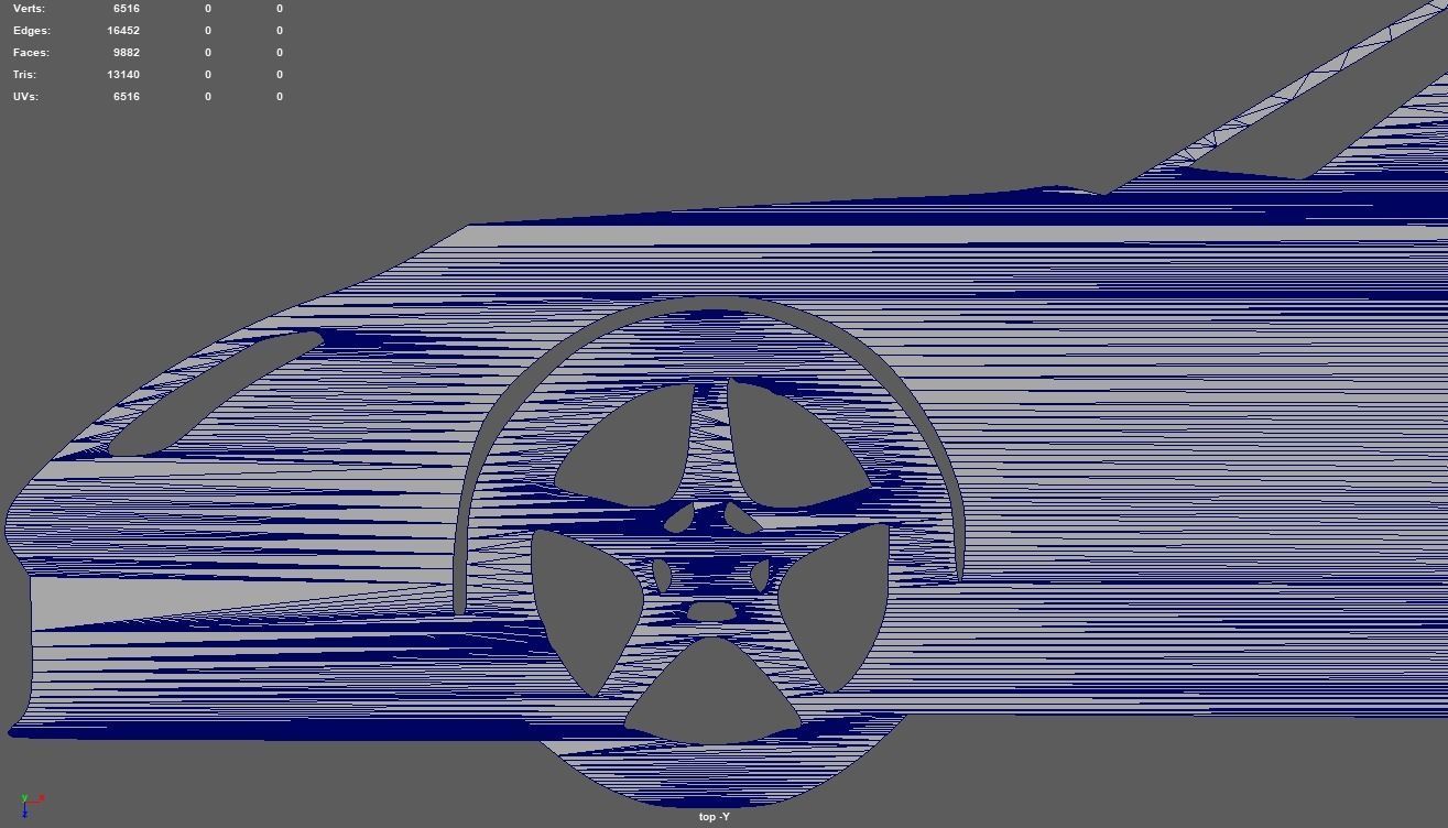 Mazda Rx7 Veilside Fortune Tokyo Drift Coupe 2007 Key Ring 3D print model_6