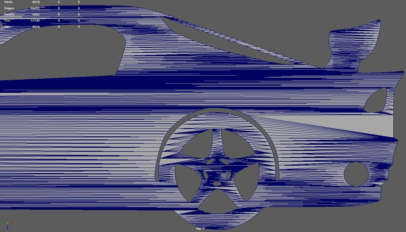 Mazda Rx7 Veilside Fortune Tokyo Drift Coupe 2007 Key Ring 3D print model_8