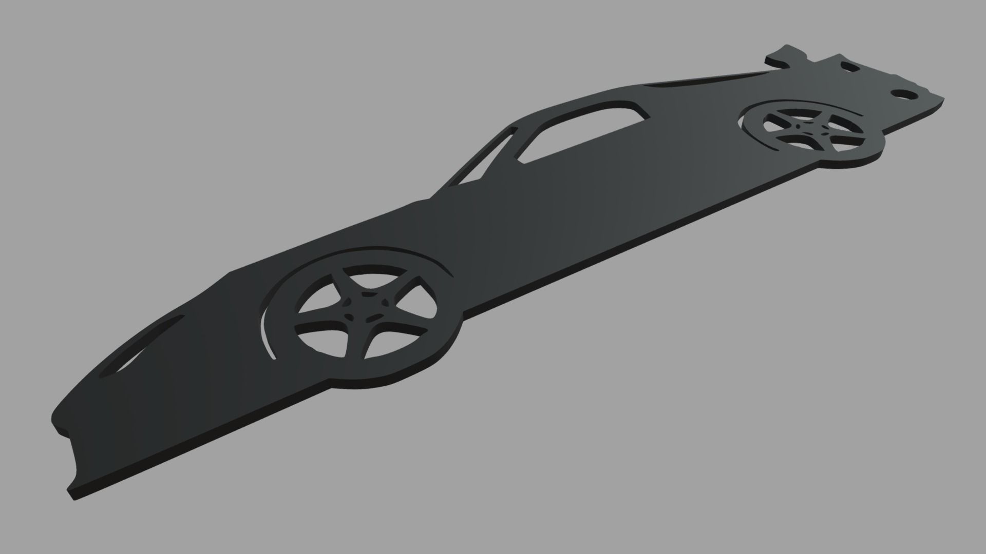 Mazda Rx7 Veilside Fortune Tokyo Drift Coupe 2007 Key Ring 3D print model_4