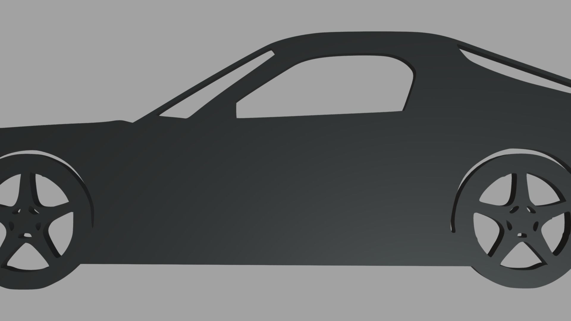 Mazda Rx7 Veilside Fortune Tokyo Drift Coupe 2007 Key Ring 3D print model_2