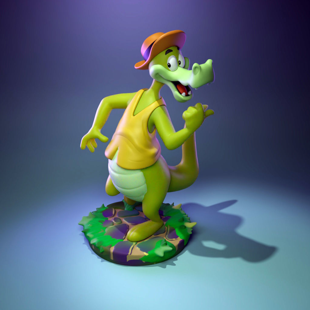 Gabby Gator 3D print model_4