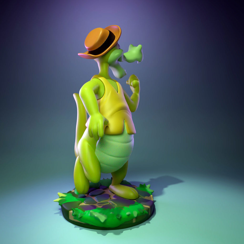 Gabby Gator 3D print model_2