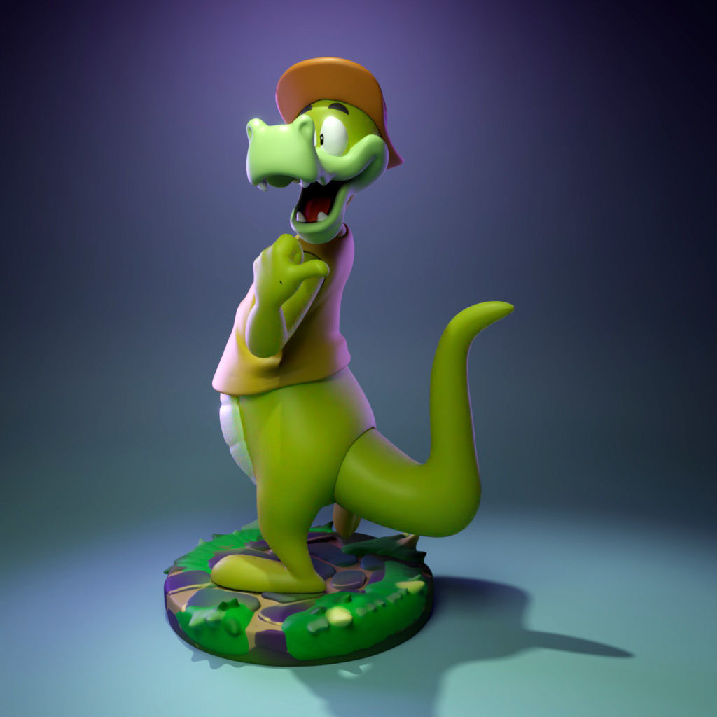 Gabby Gator 3D print model_1