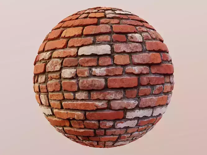 Old Brick Wall PBR Texture 05 Texture