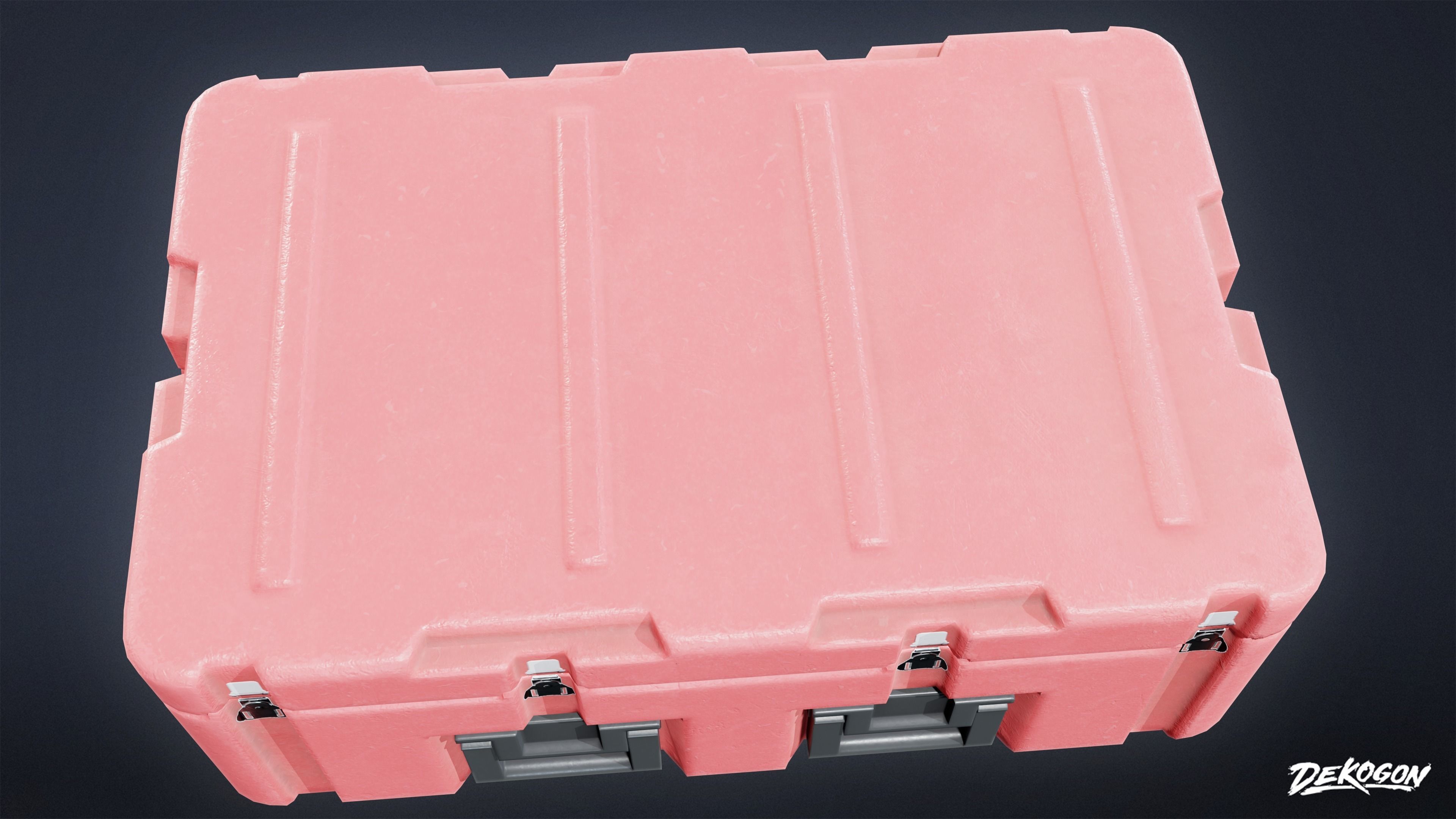 QUARANTINE TENT - Case 01 - LOW POLY Low-poly 3D model_8