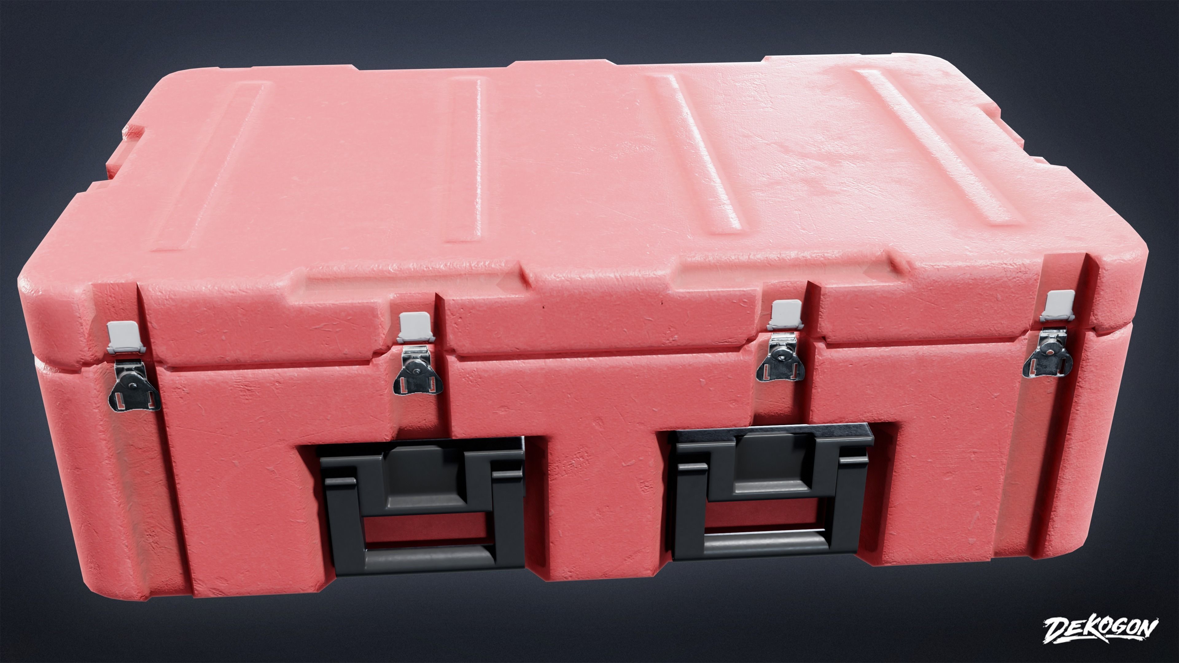 QUARANTINE TENT - Case 01 - LOW POLY Low-poly 3D model_7