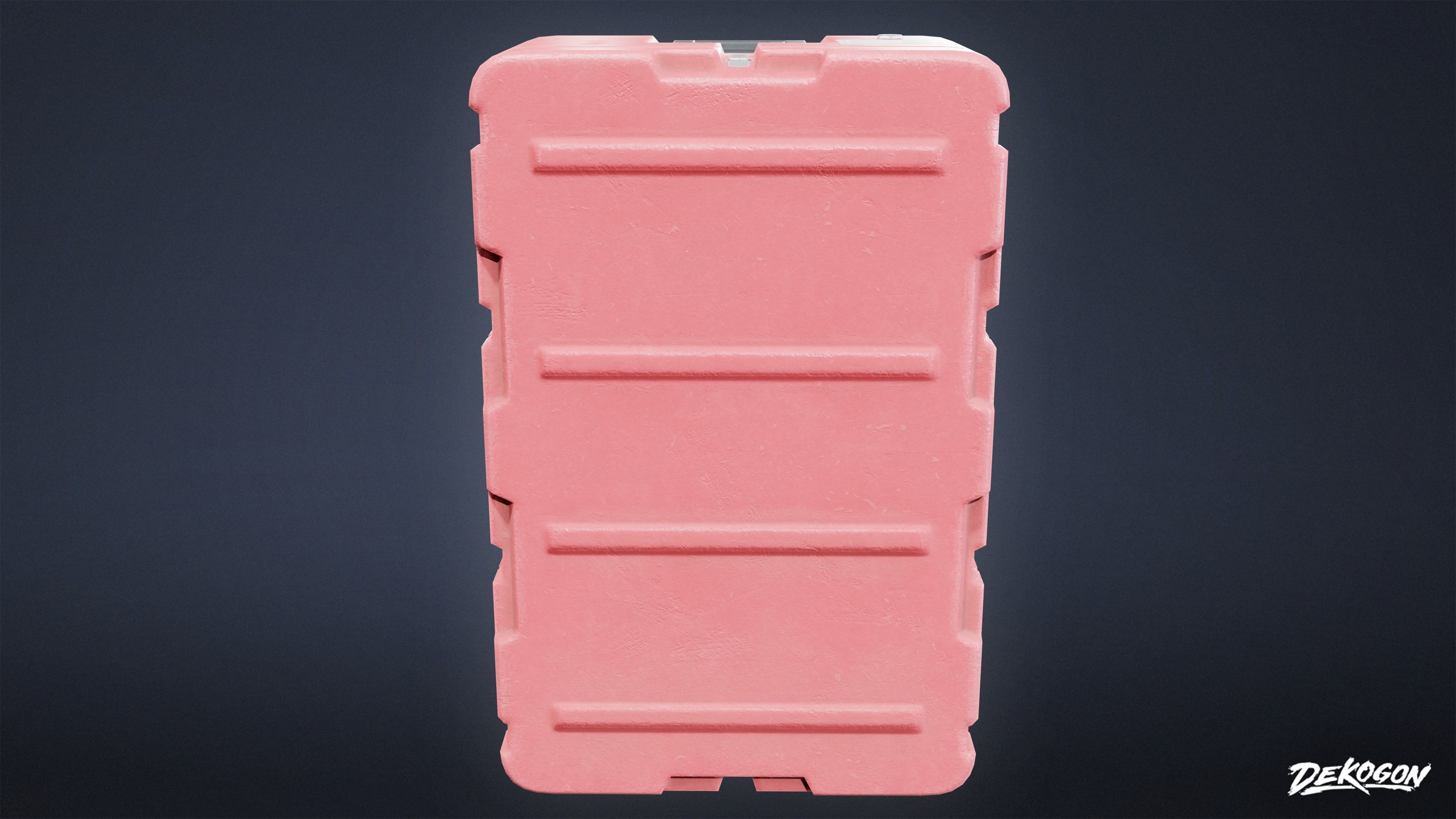 QUARANTINE TENT - Case 01 - LOW POLY Low-poly 3D model_2