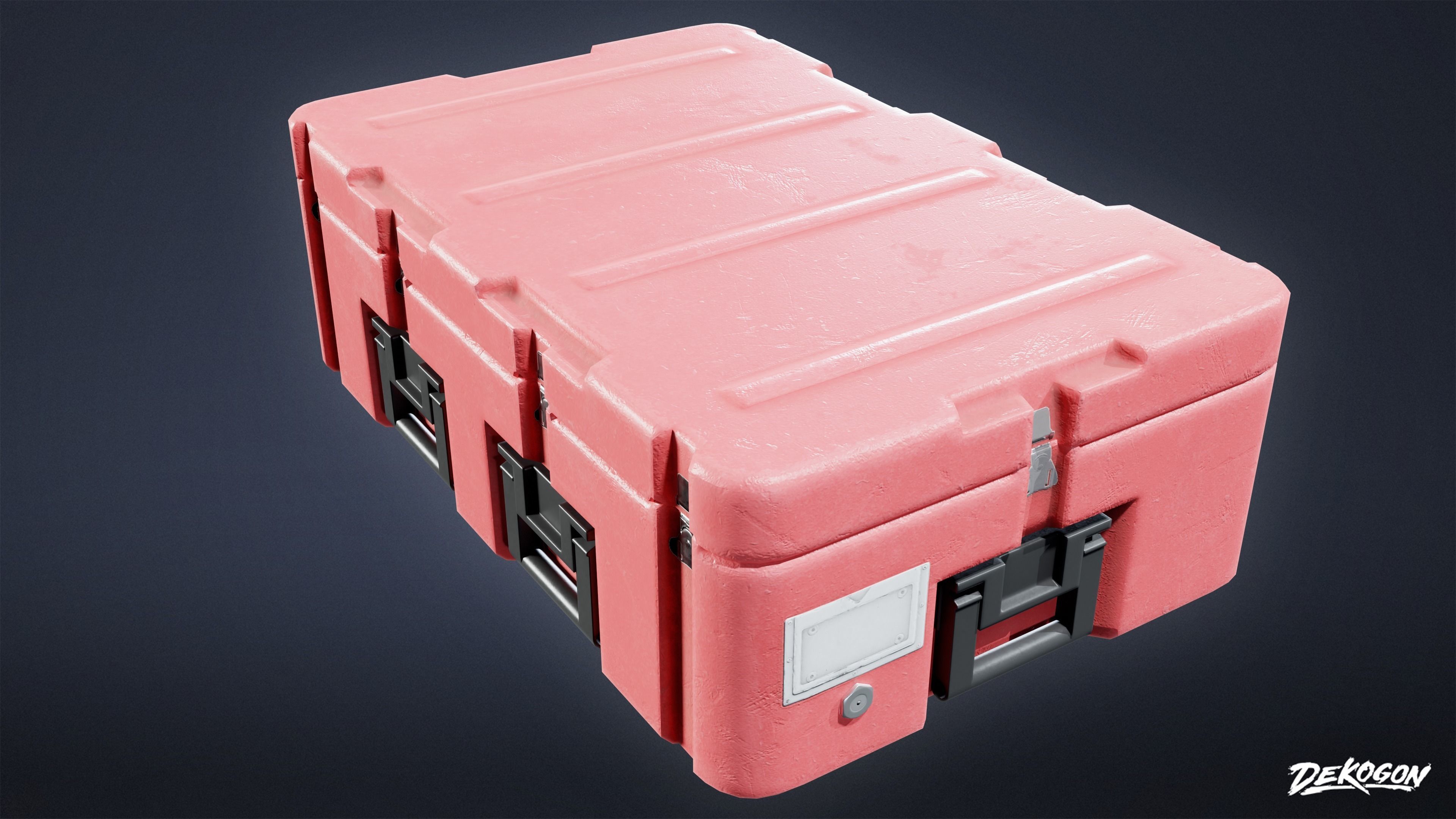 QUARANTINE TENT - Case 01 - LOW POLY Low-poly 3D model_5