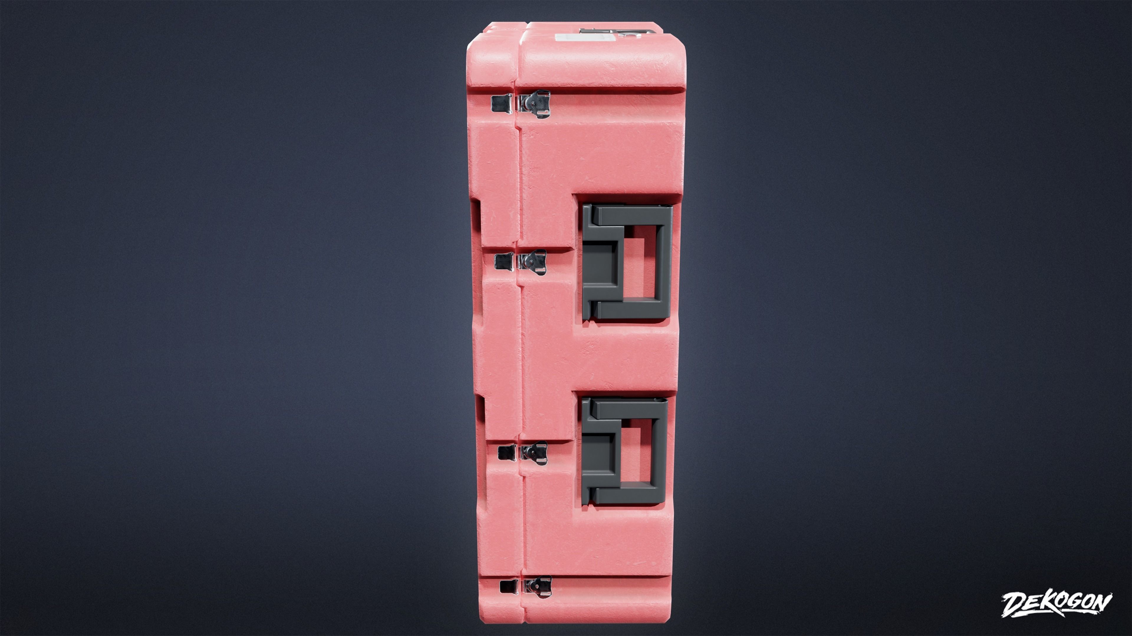 QUARANTINE TENT - Case 01 - LOW POLY Low-poly 3D model_3