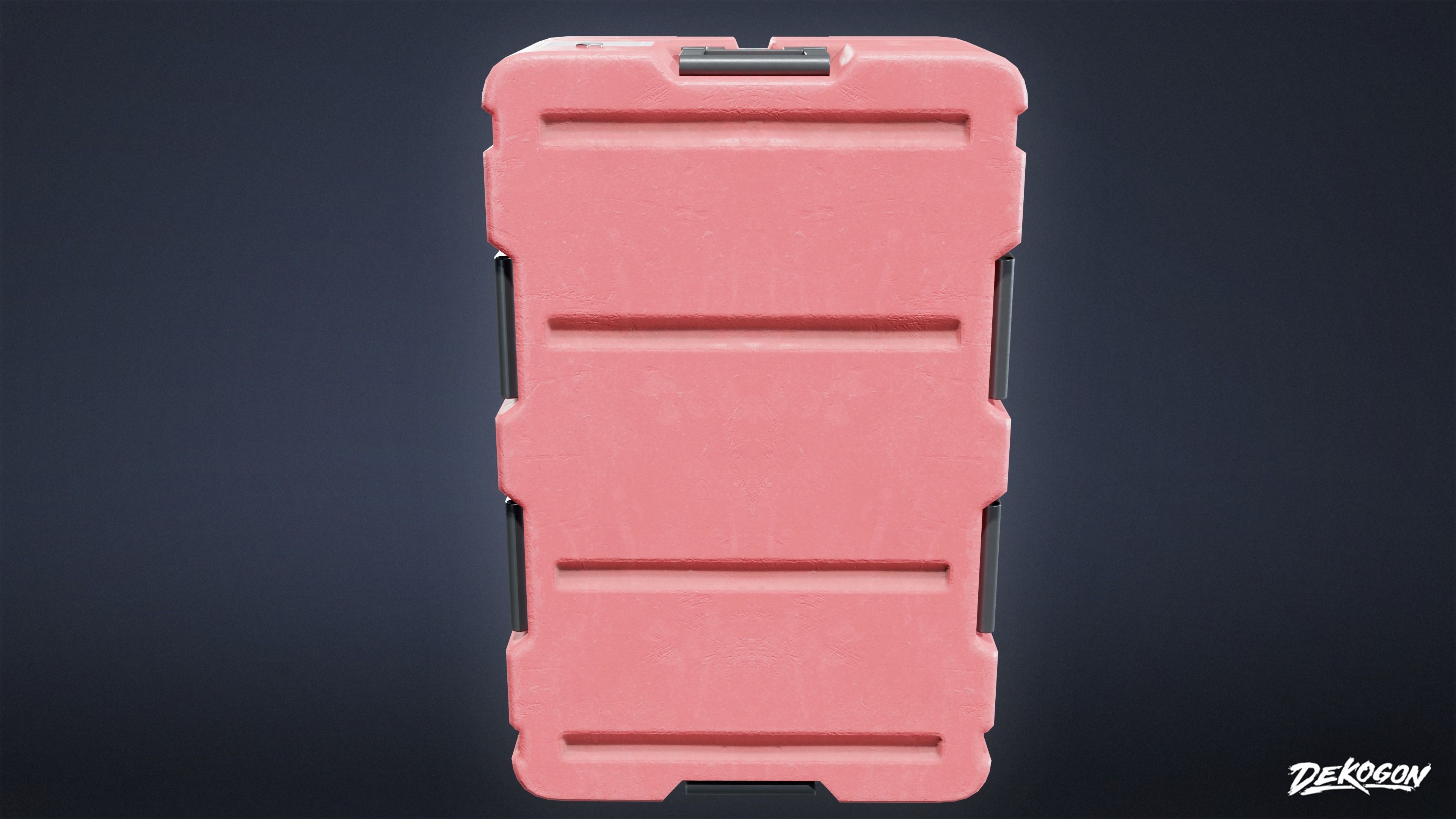 QUARANTINE TENT - Case 01 - LOW POLY Low-poly 3D model_4