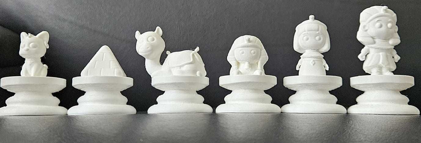 Egypt Chess 3D print model_8