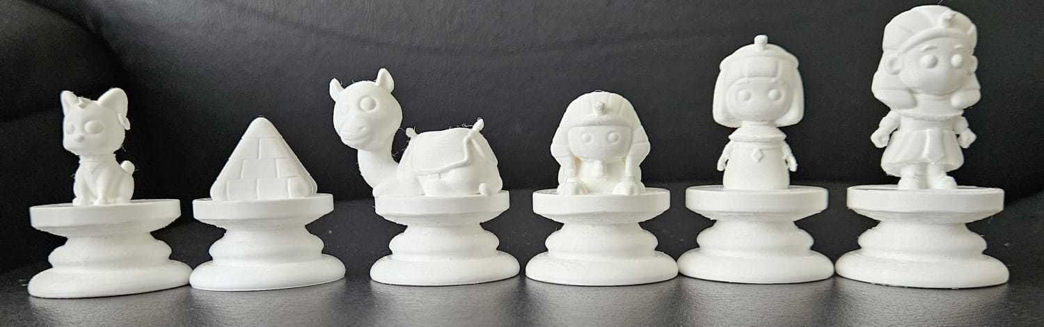 Egypt Chess 3D print model_7