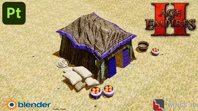 House Age of Empires 2 3D