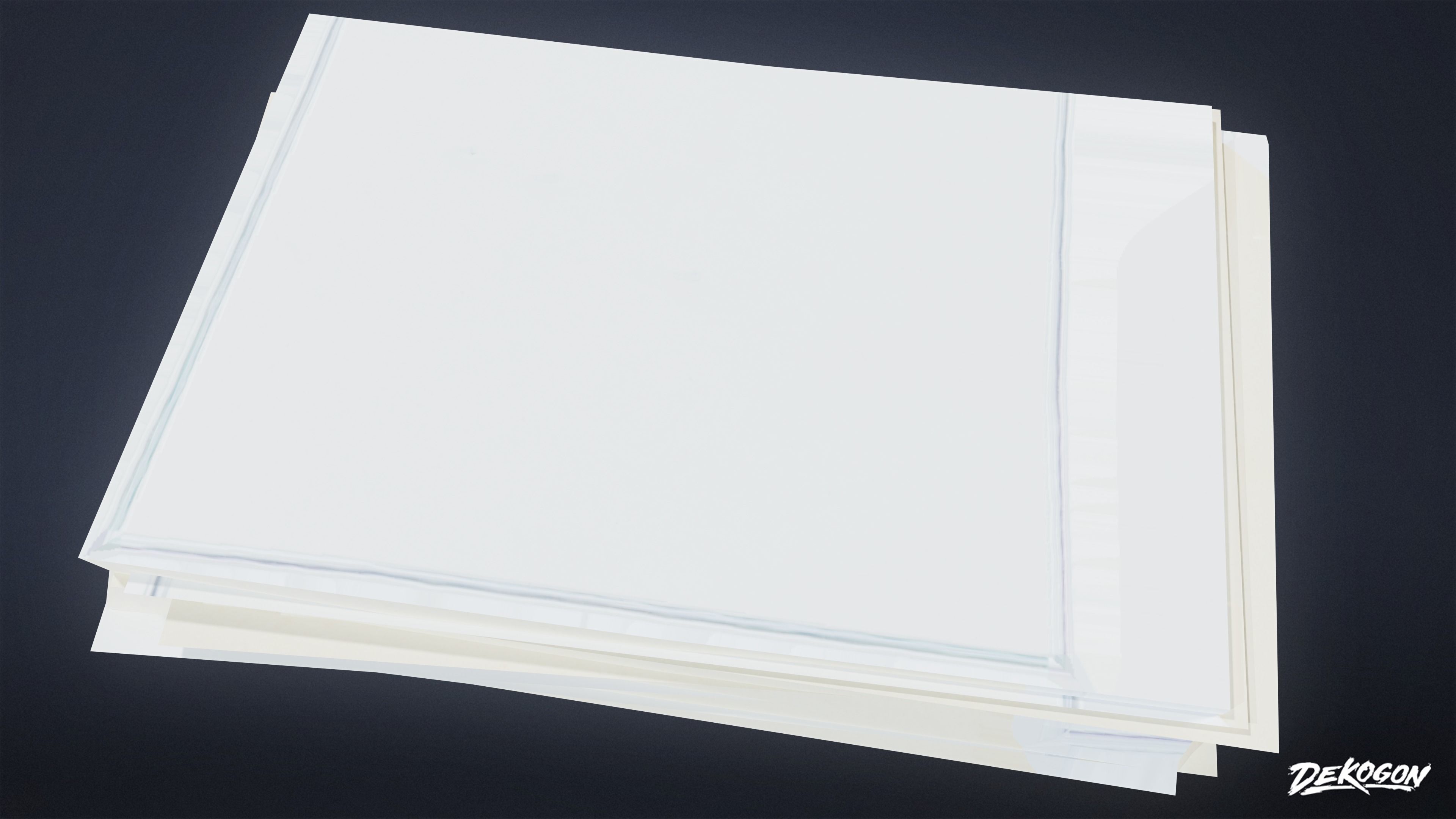 QUARANTINE TENT - Folders 01 - LOW POLY Low-poly 3D model_9