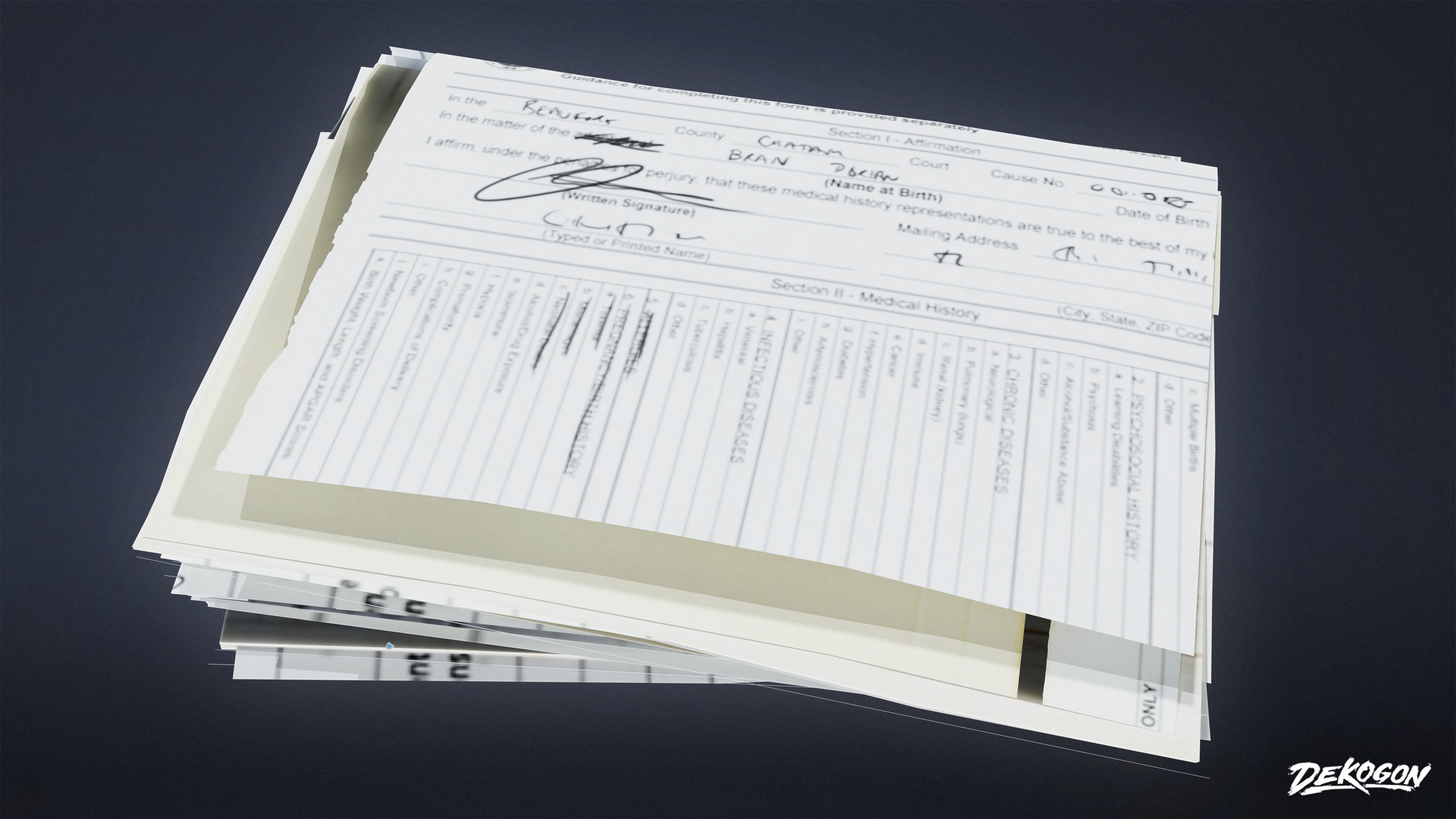 QUARANTINE TENT - Folders 01 - LOW POLY Low-poly 3D model_6