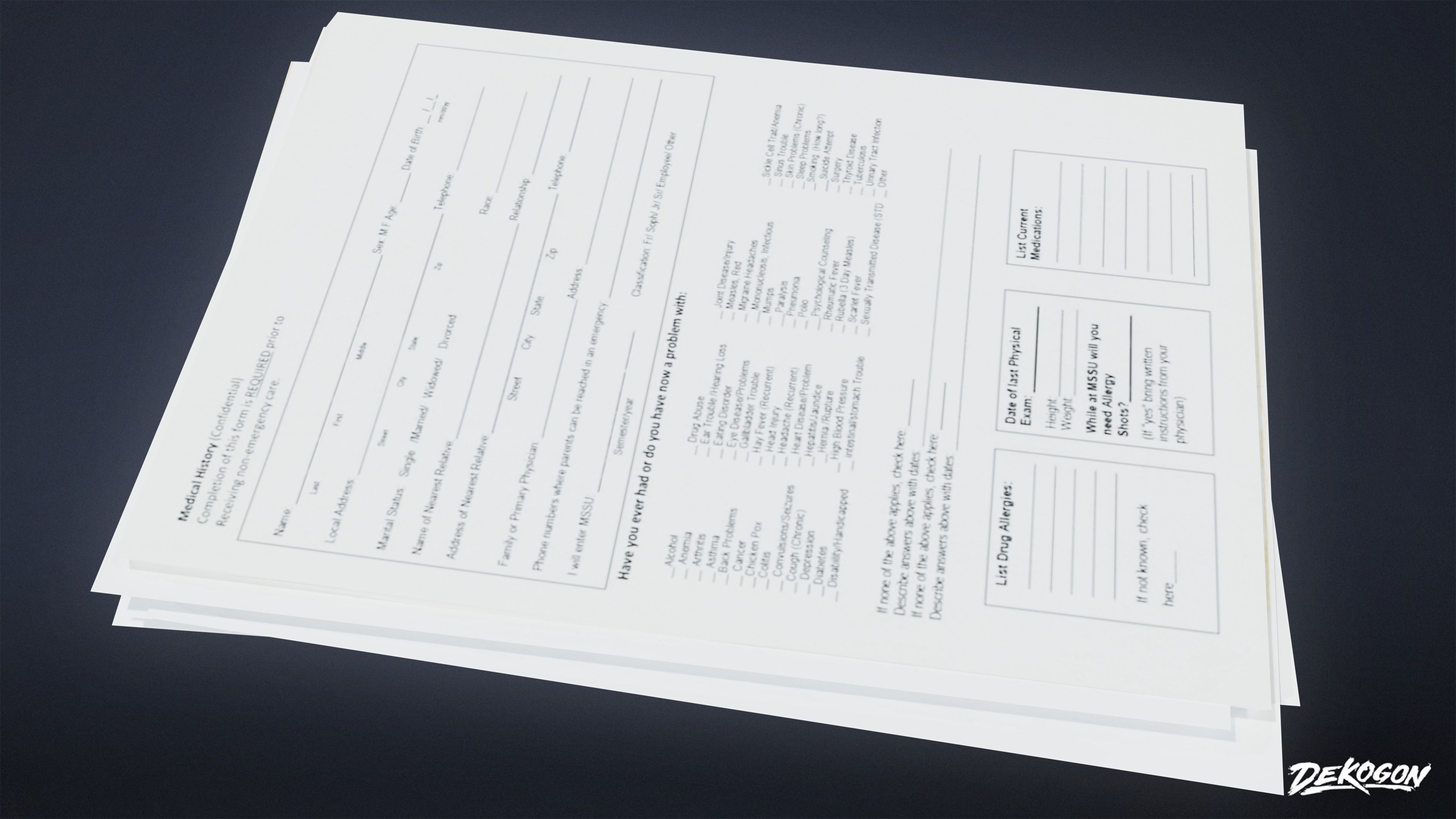 QUARANTINE TENT - Folders 01 - LOW POLY Low-poly 3D model_8