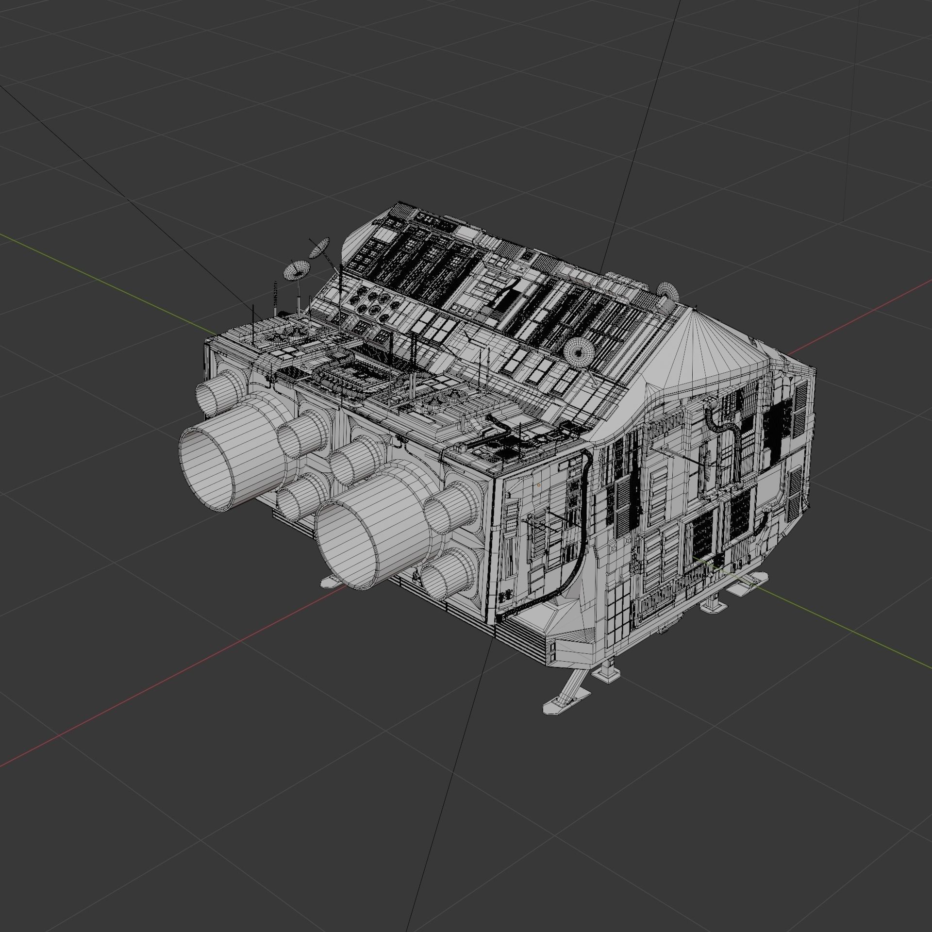 Spaceship 3D model_45