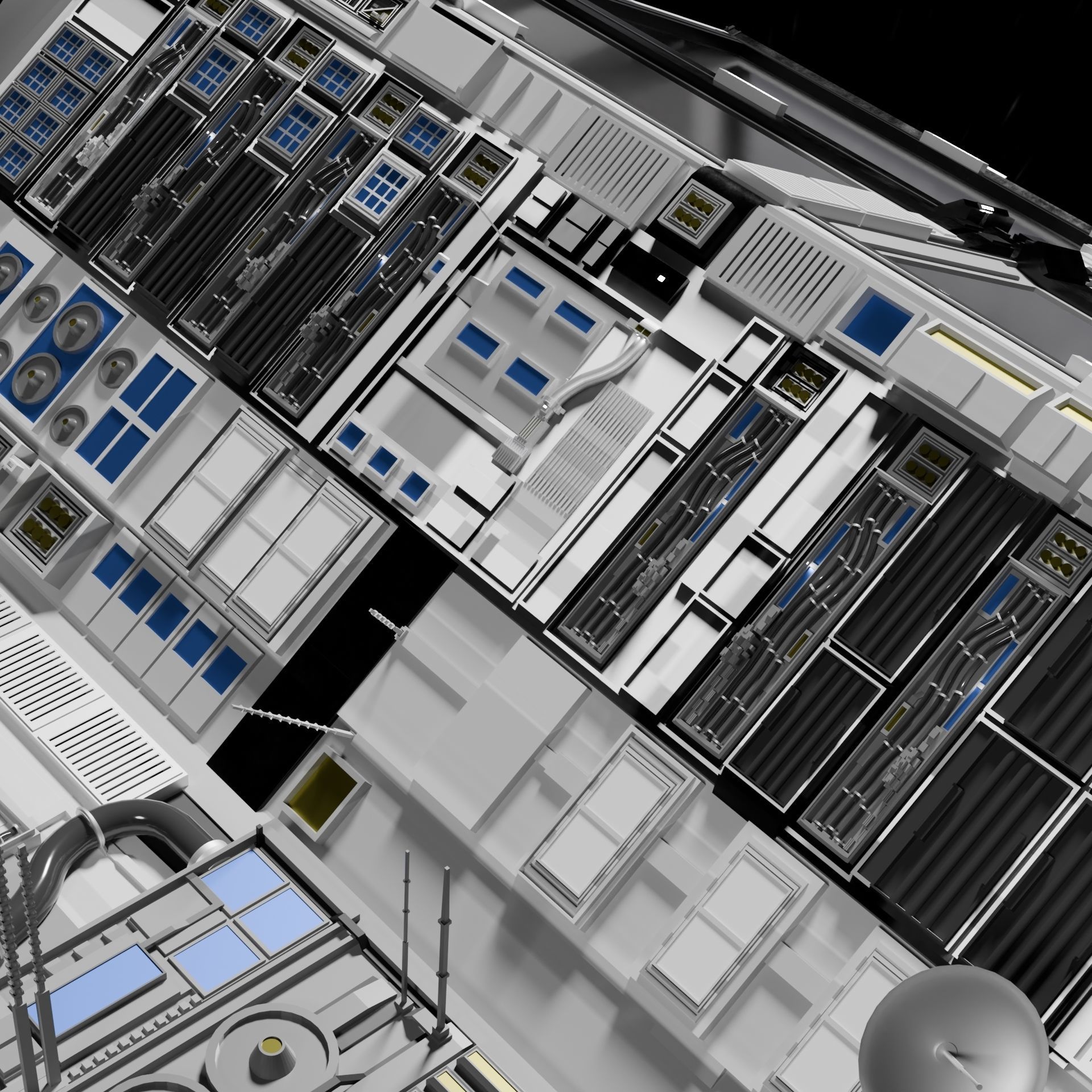 Spaceship 3D model_17