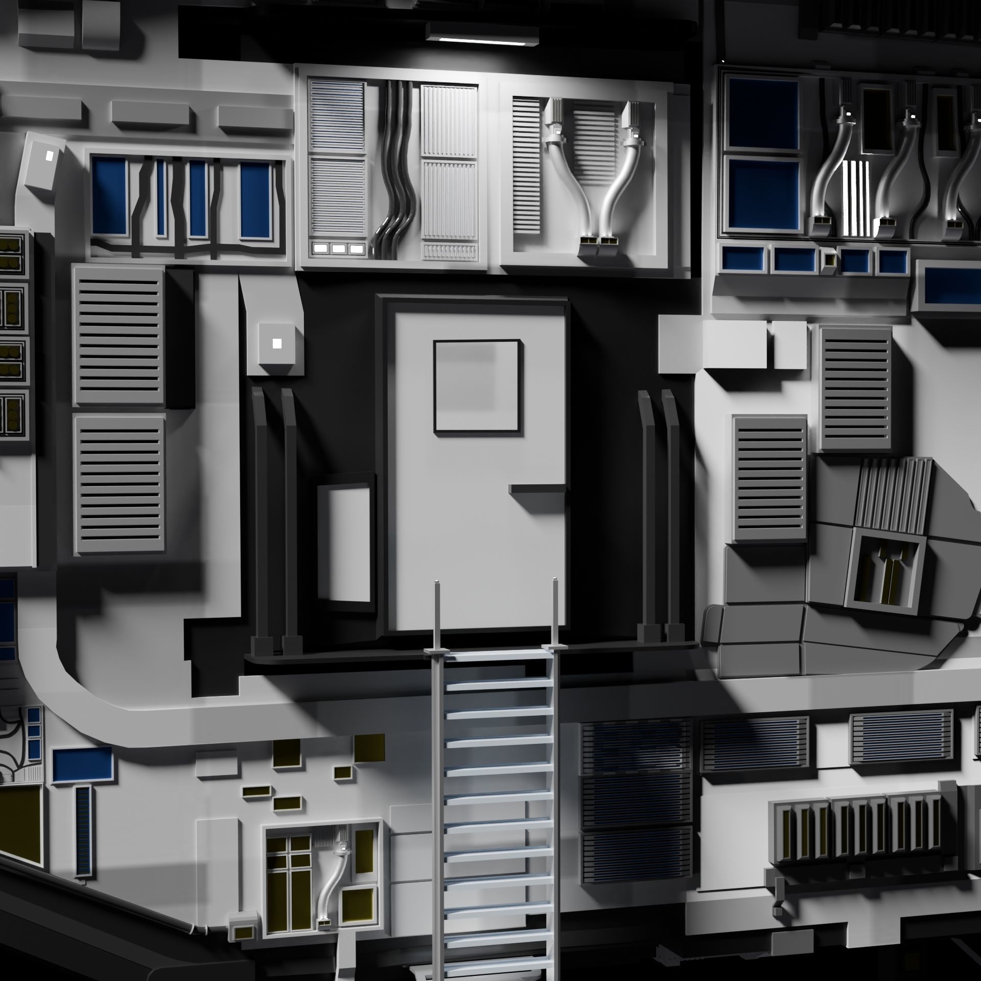 Spaceship 3D model_15