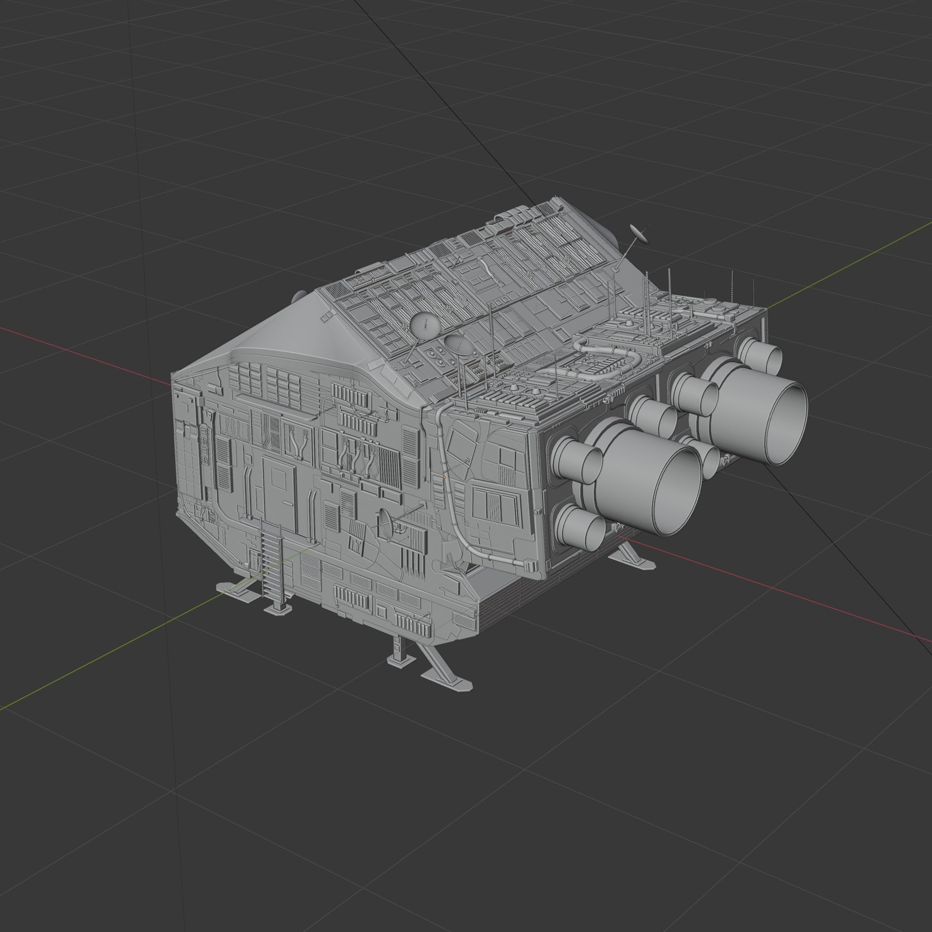 Spaceship 3D model_25