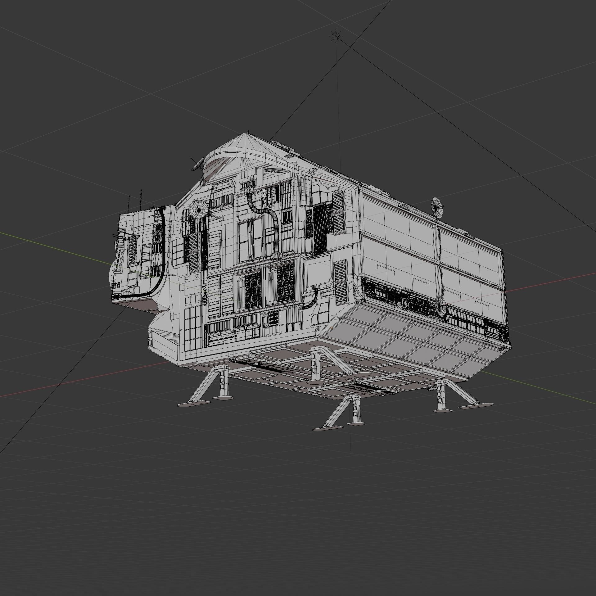 Spaceship 3D model_46