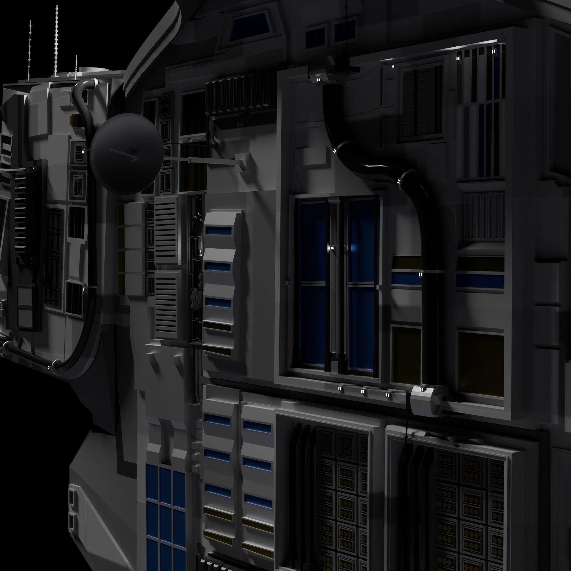 Spaceship 3D model_19