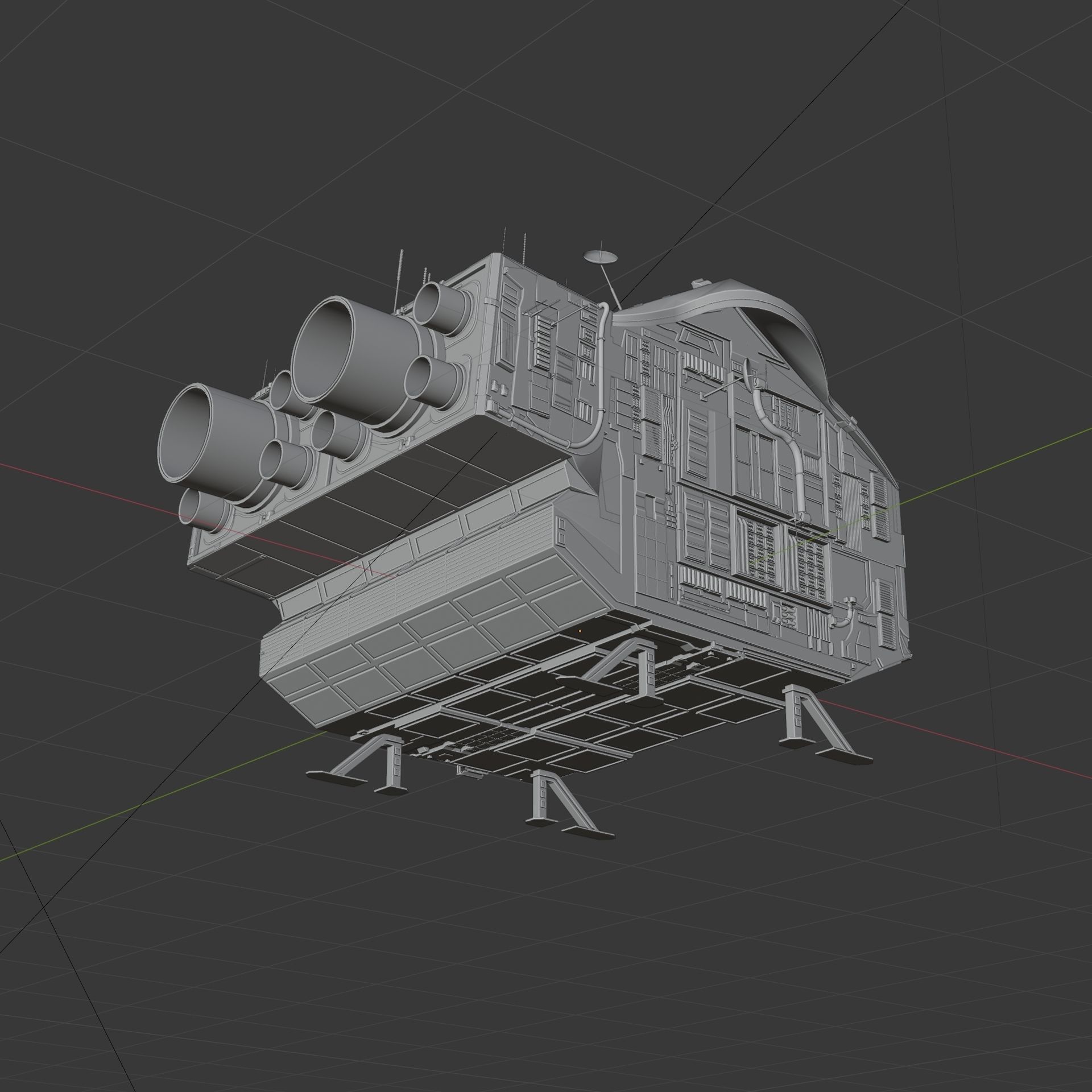 Spaceship 3D model_30