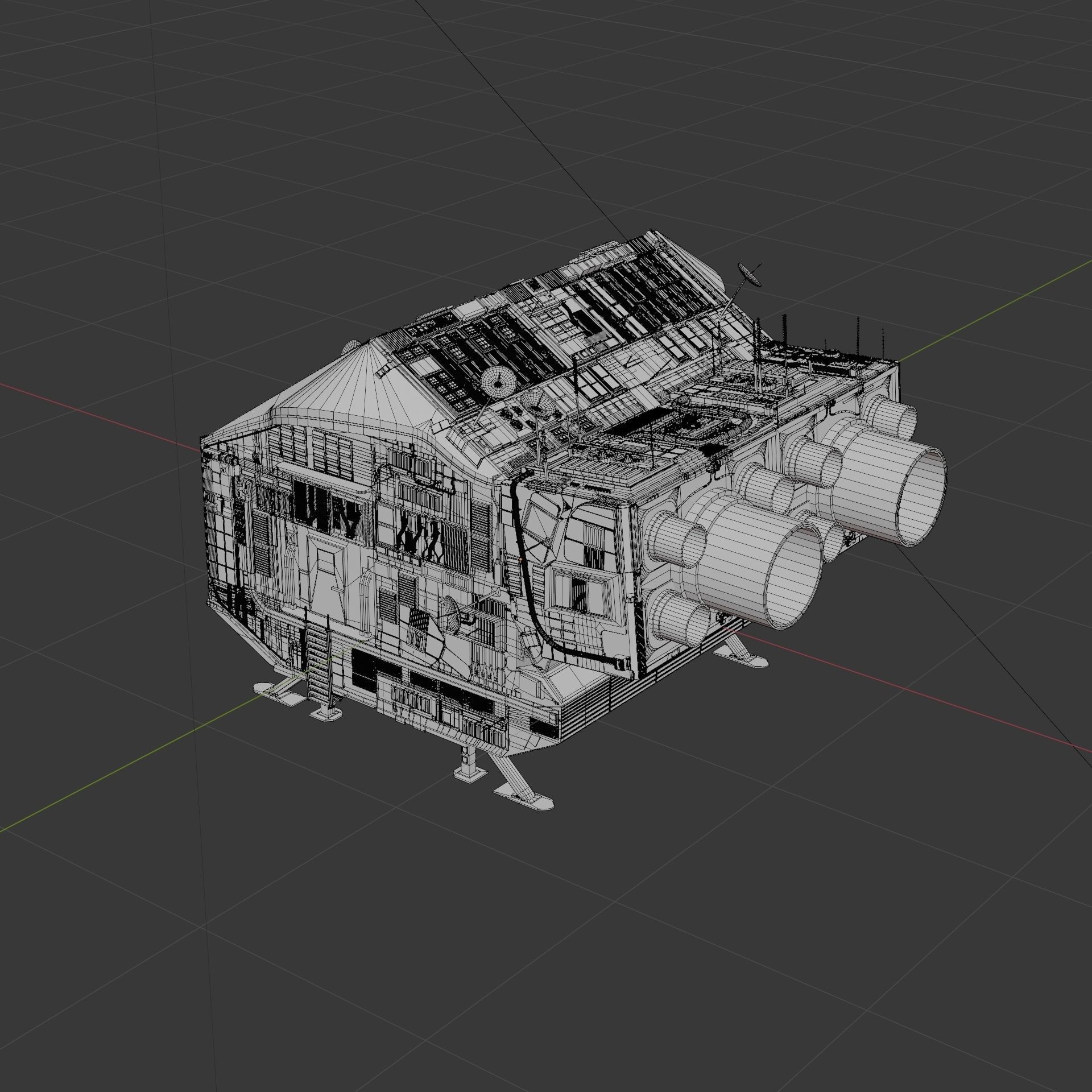 Spaceship 3D model_44