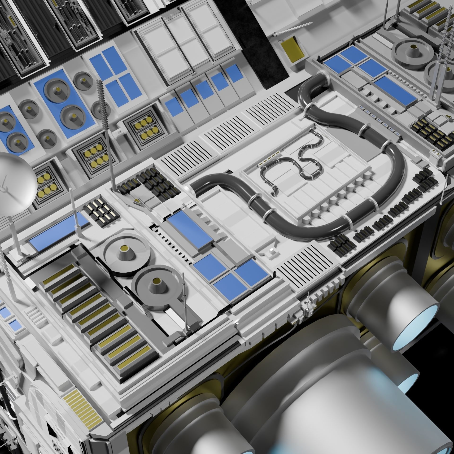 Spaceship 3D model_18