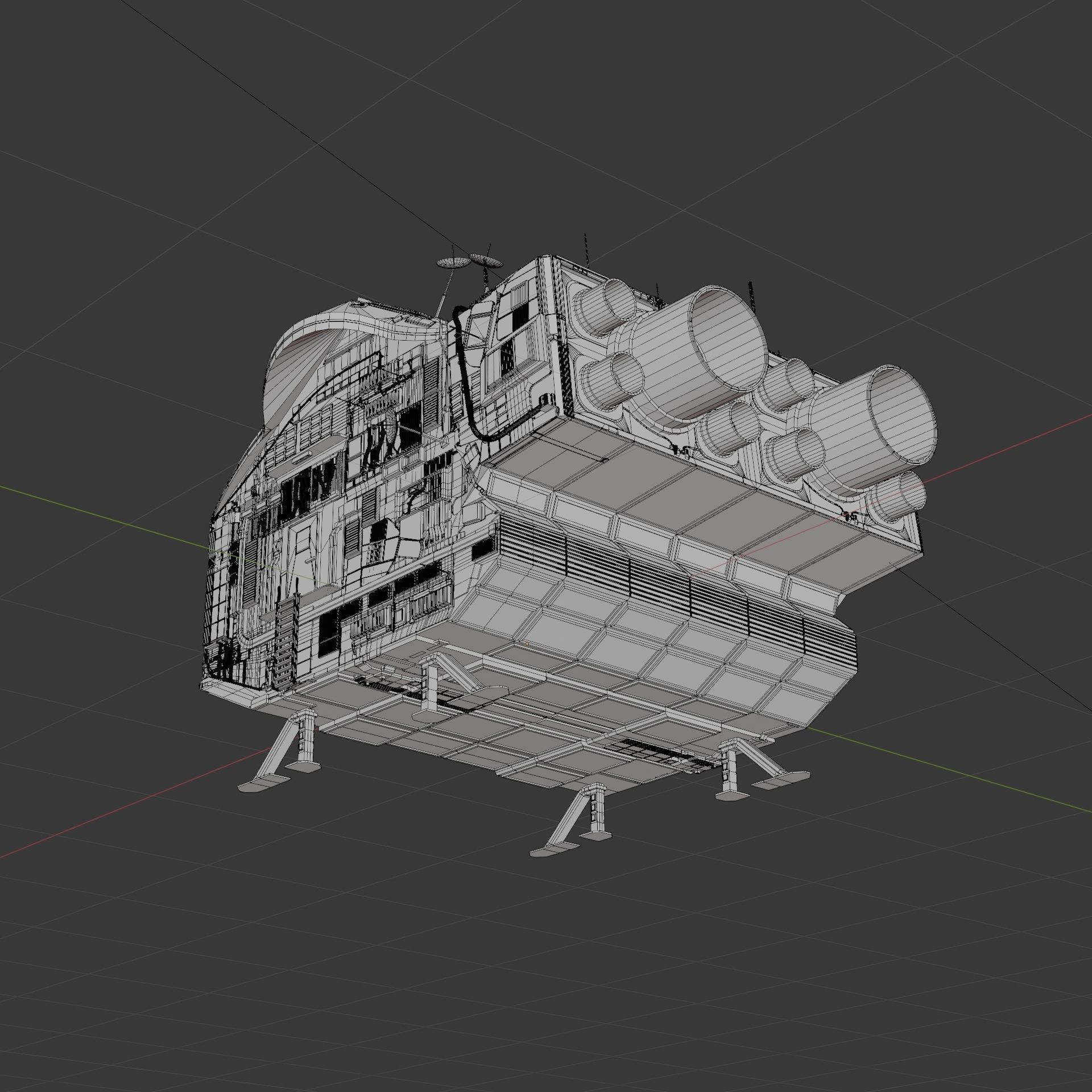 Spaceship 3D model_48