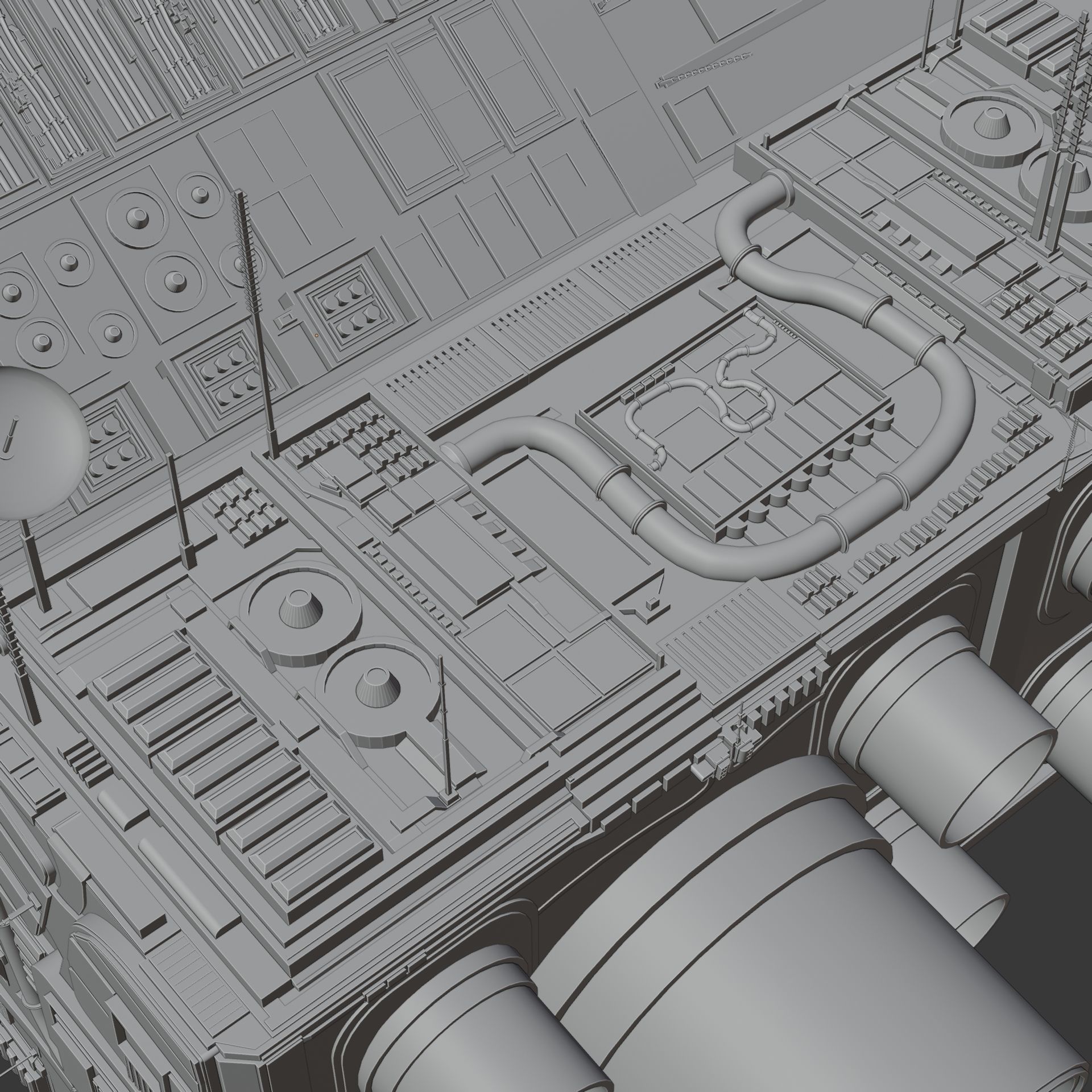 Spaceship 3D model_38