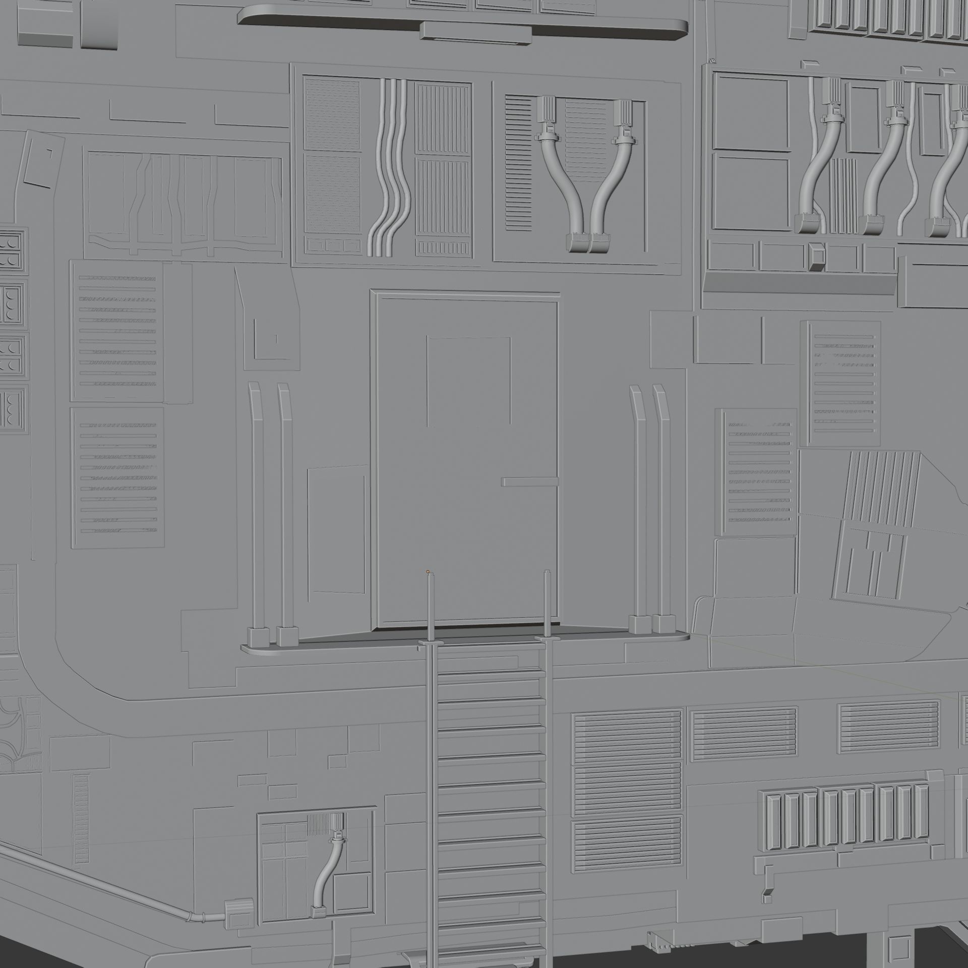 Spaceship 3D model_35