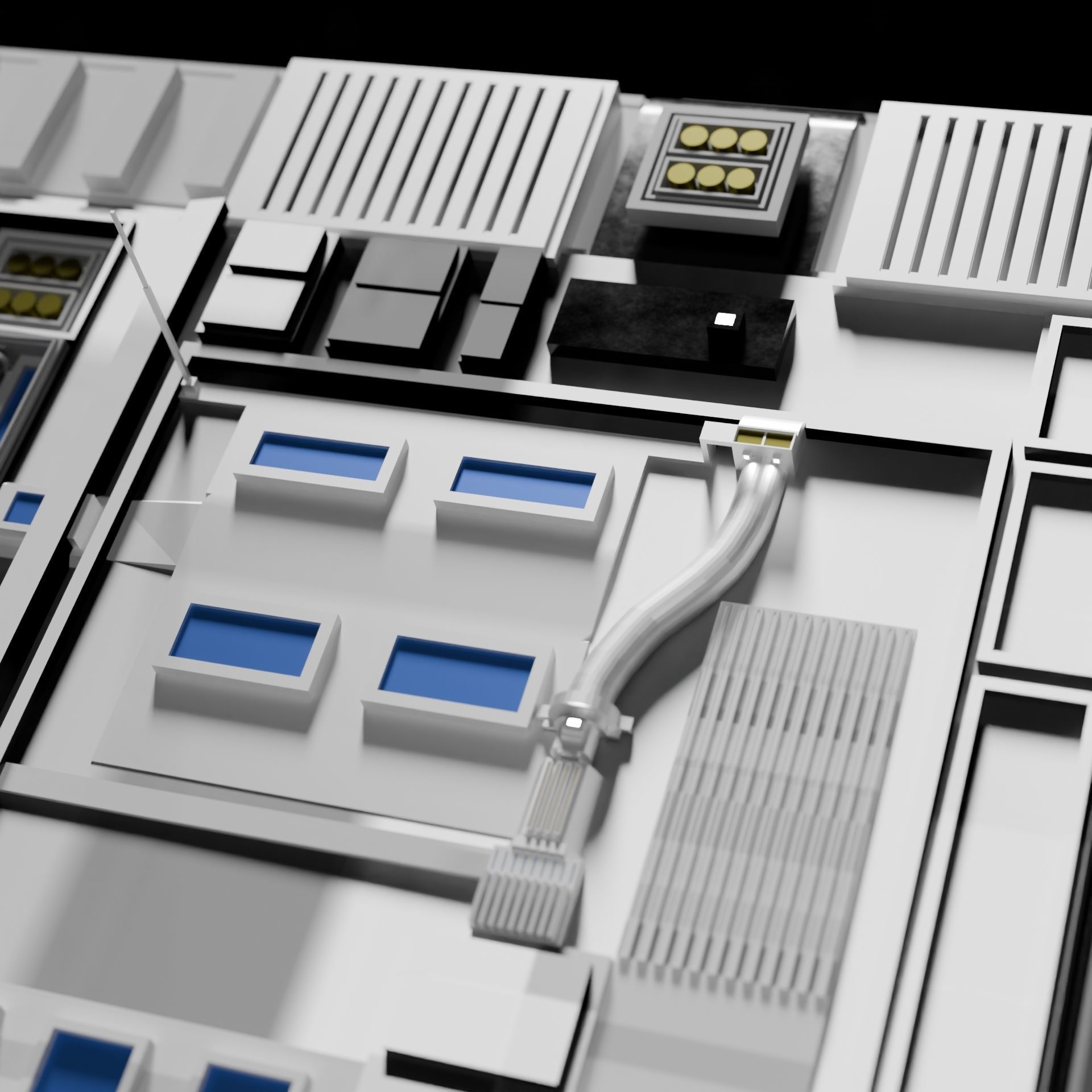 Spaceship 3D model_14