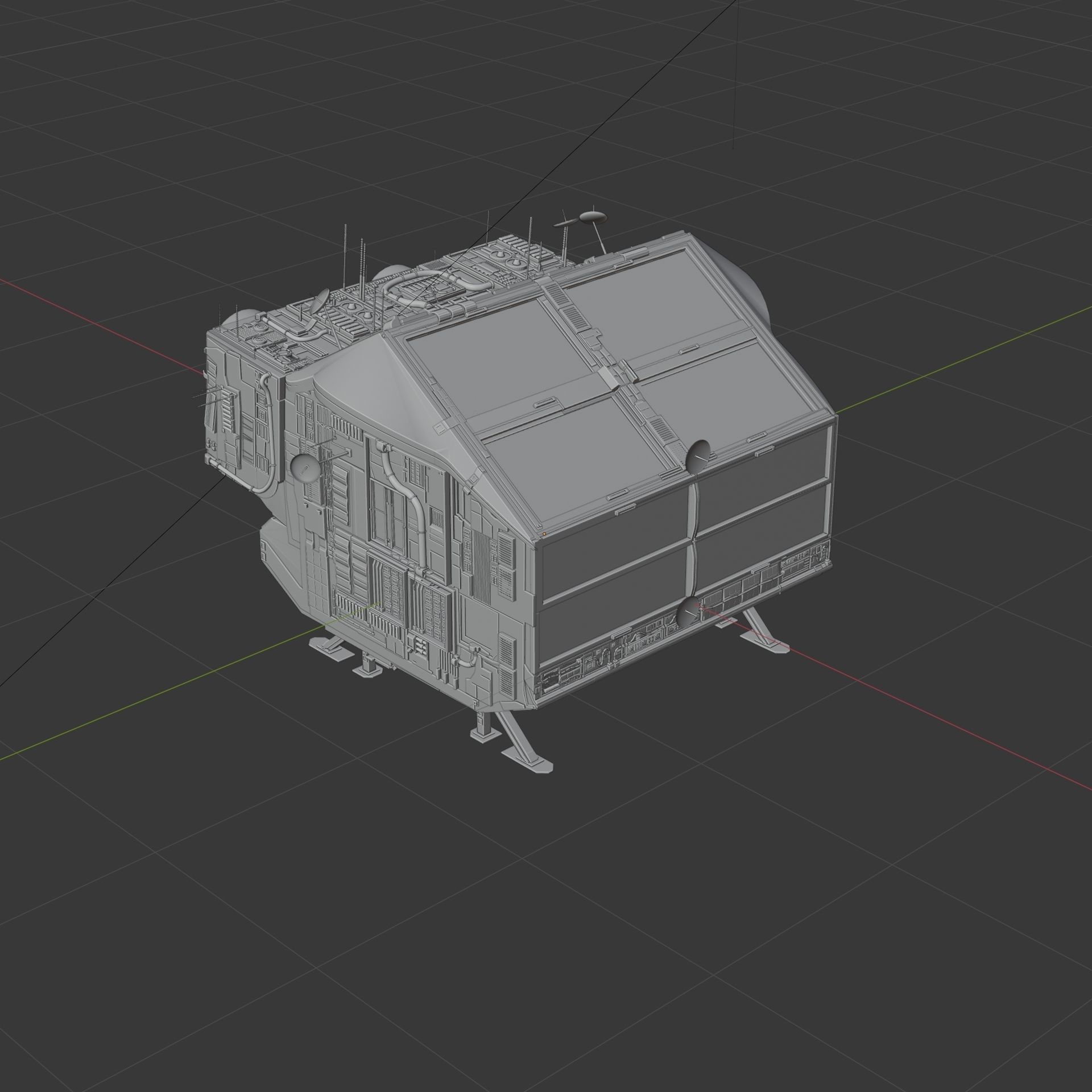 Spaceship 3D model_23