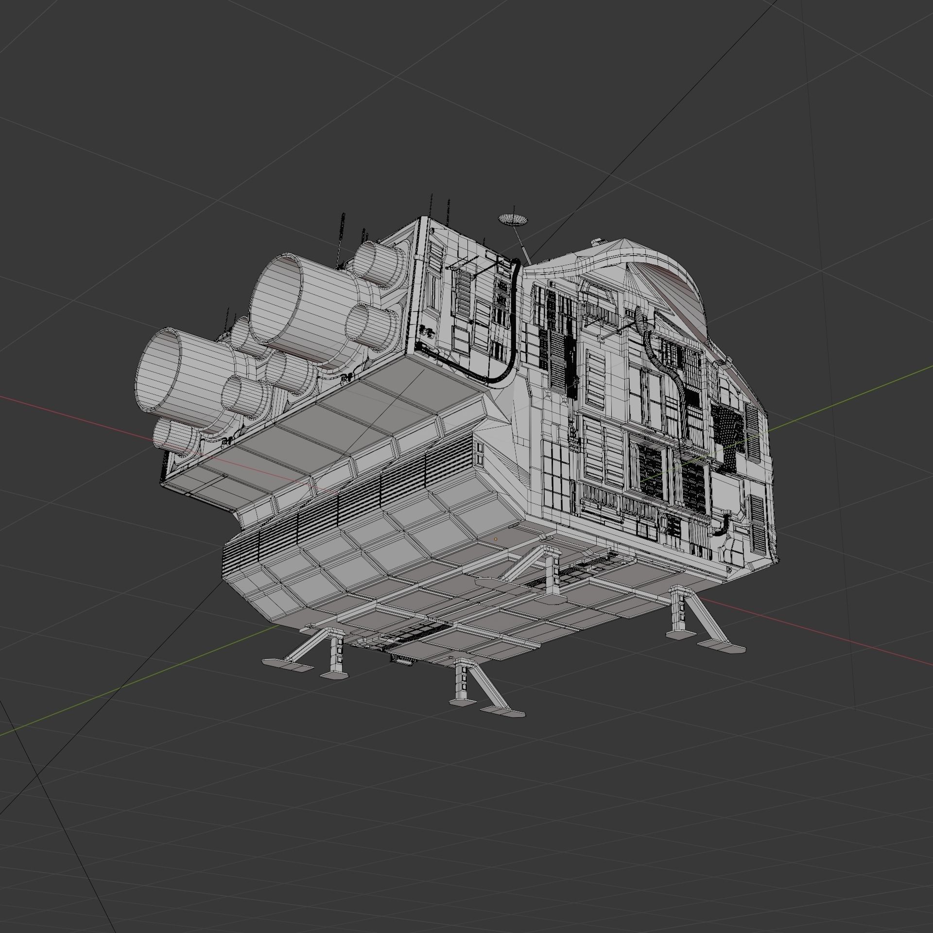 Spaceship 3D model_49