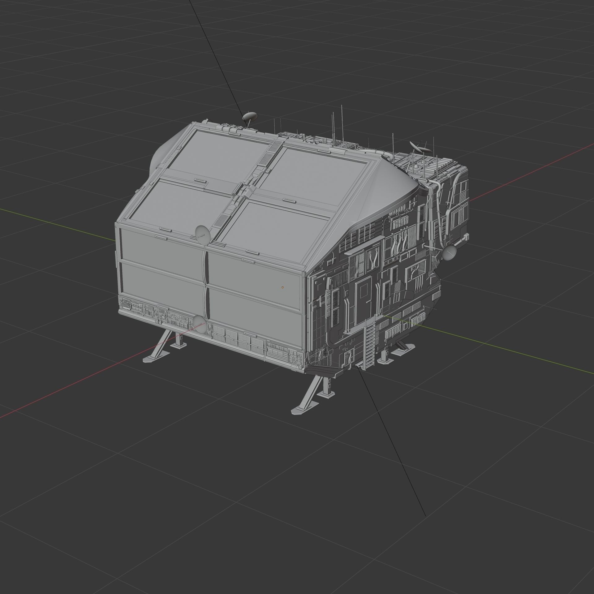 Spaceship 3D model_24