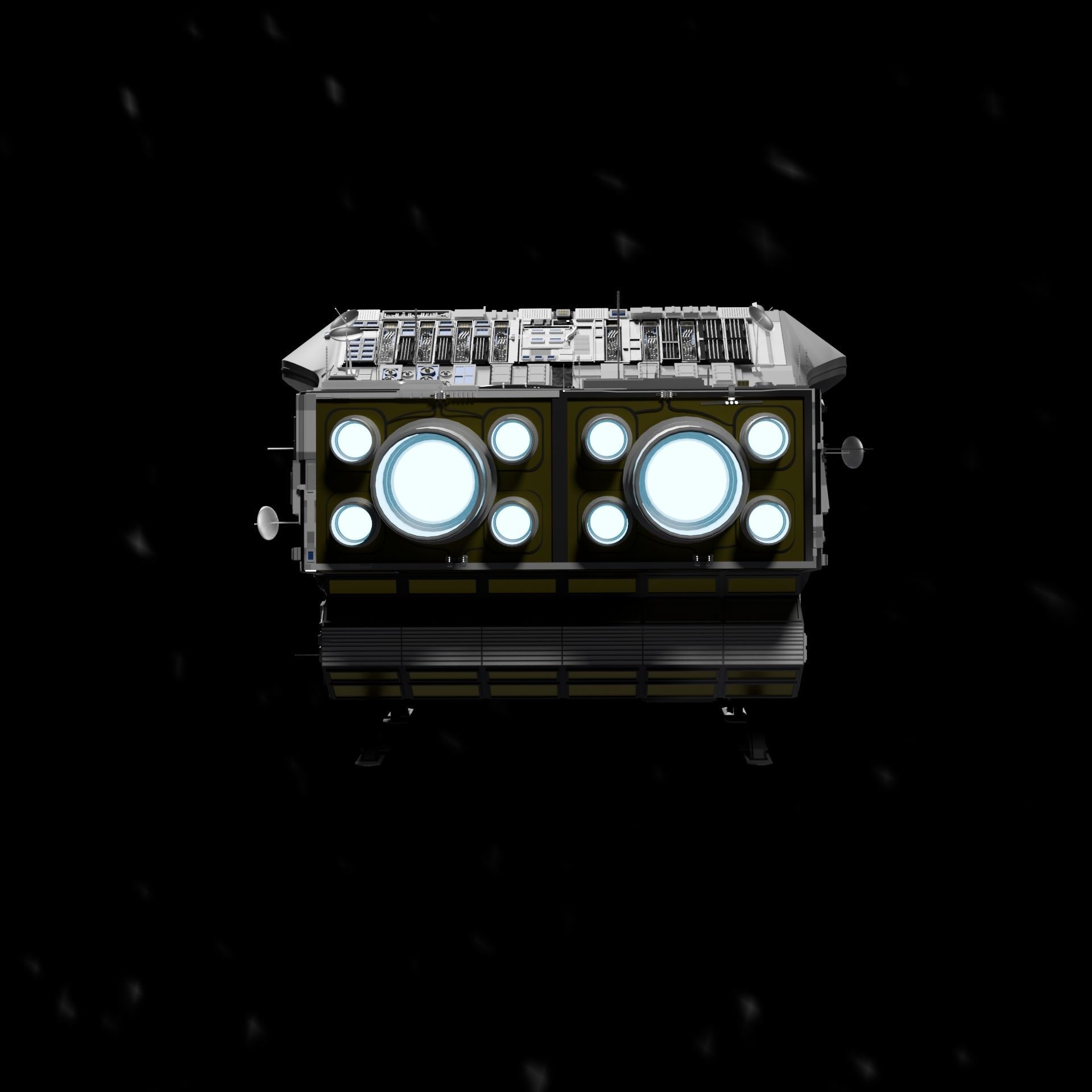 Spaceship 3D model_10