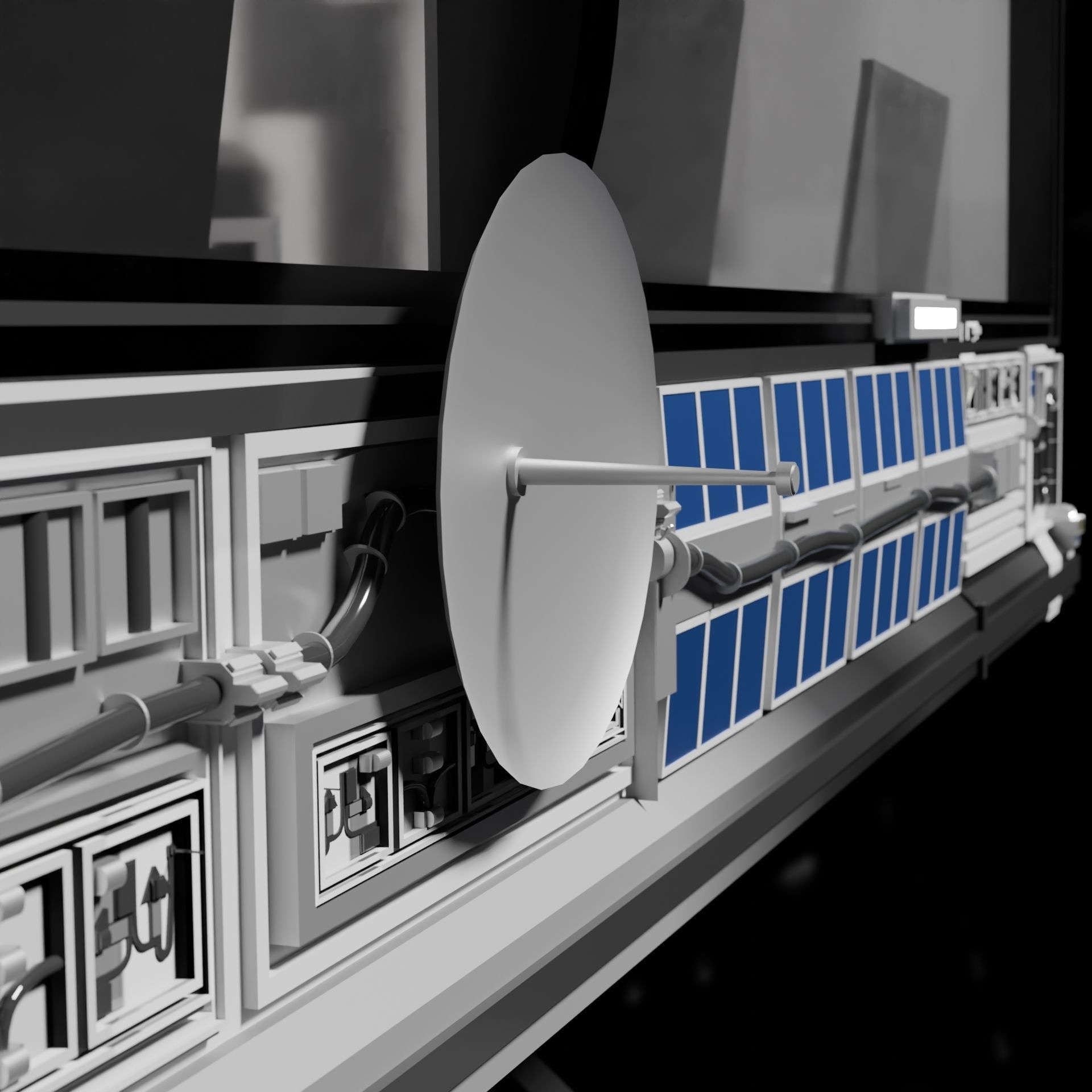 Spaceship 3D model_6