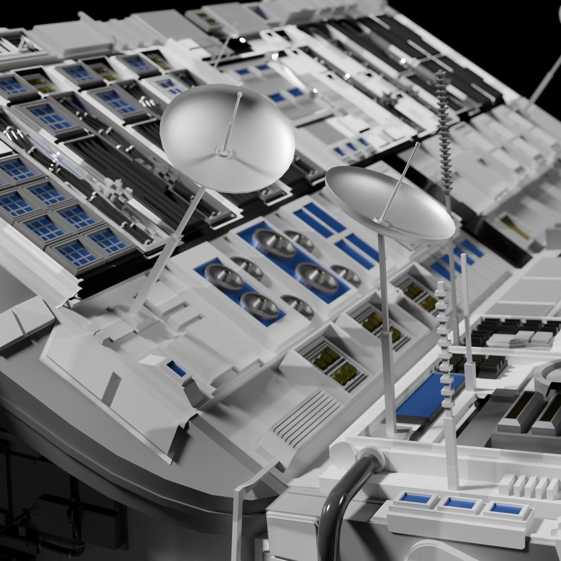 Spaceship 3D model_13