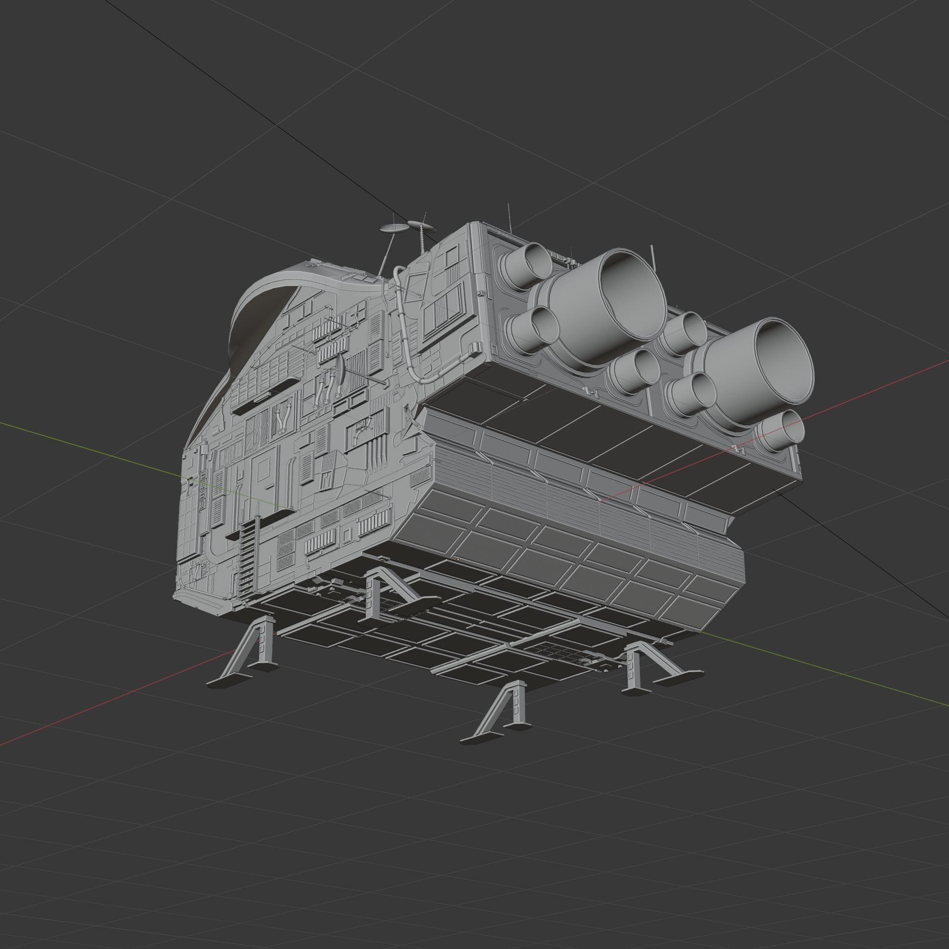 Spaceship 3D model_29