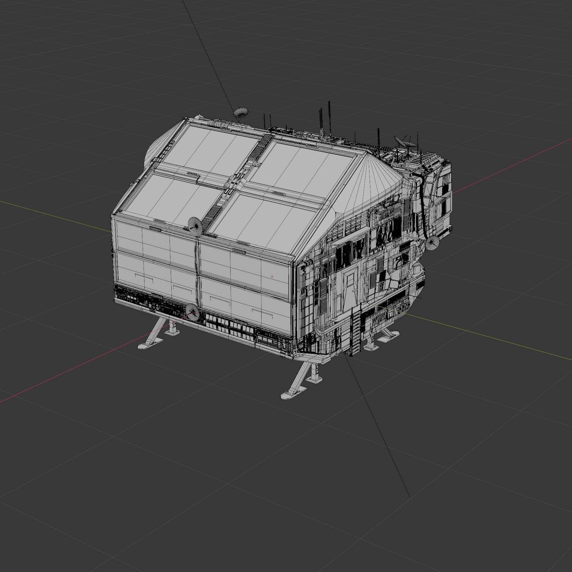 Spaceship 3D model_43