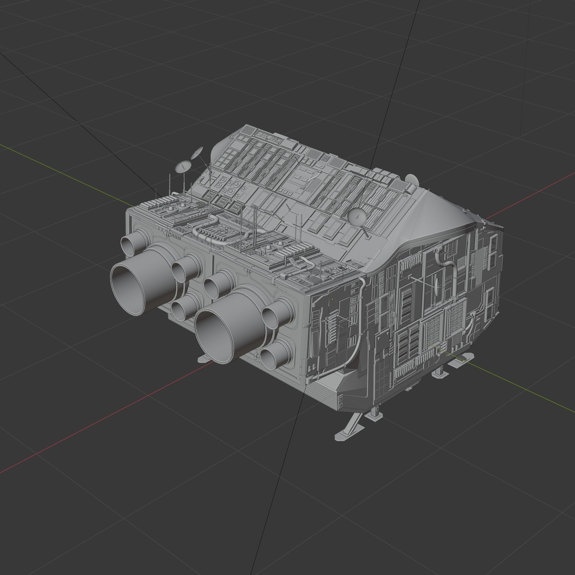 Spaceship 3D model_26