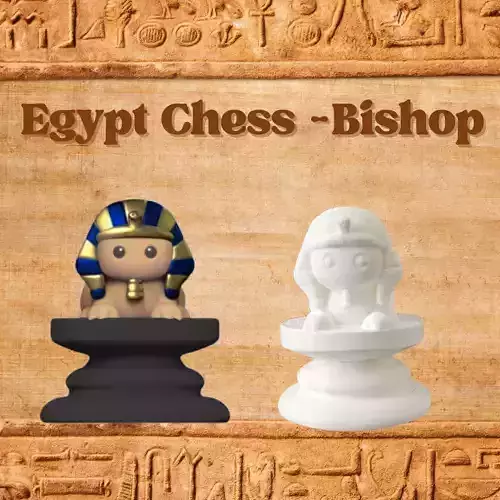 Egypt Chess - Bishop - Sphynx