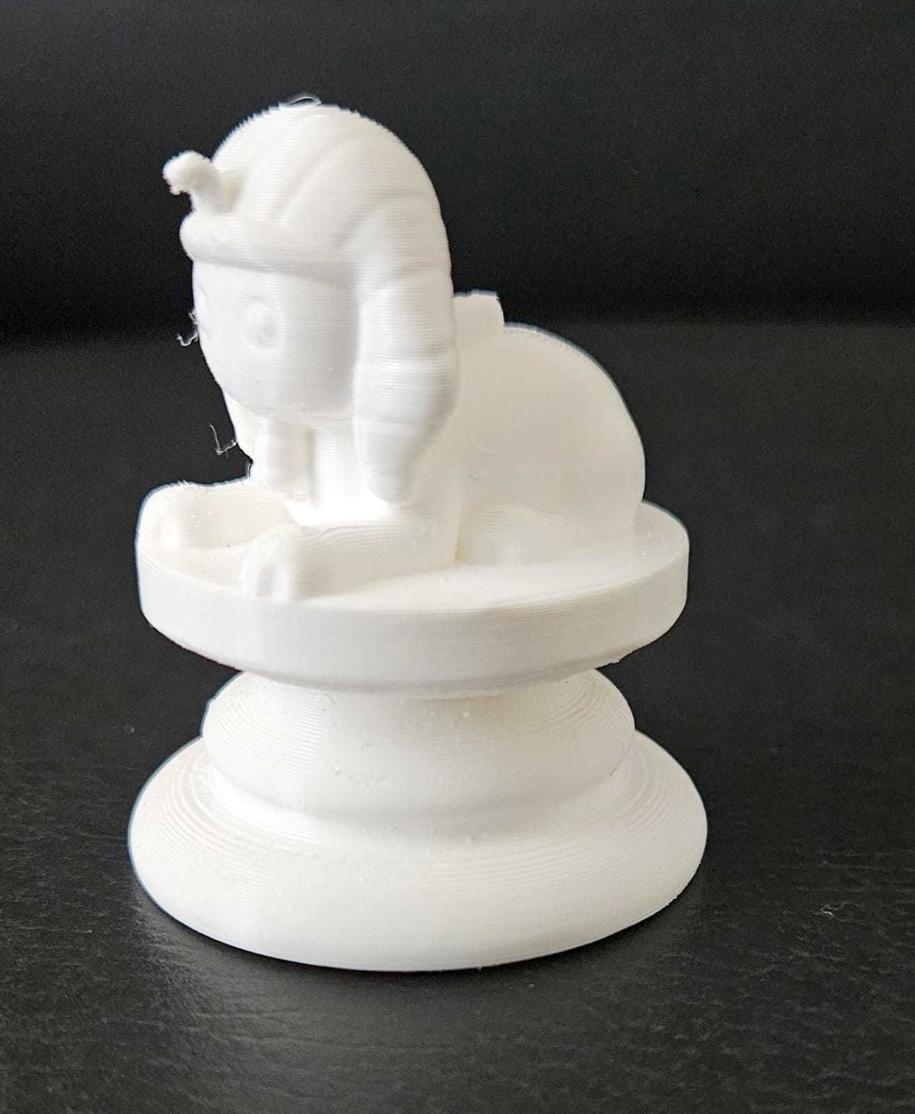 Egypt Chess - Bishop - Sphynx 3D print model_6