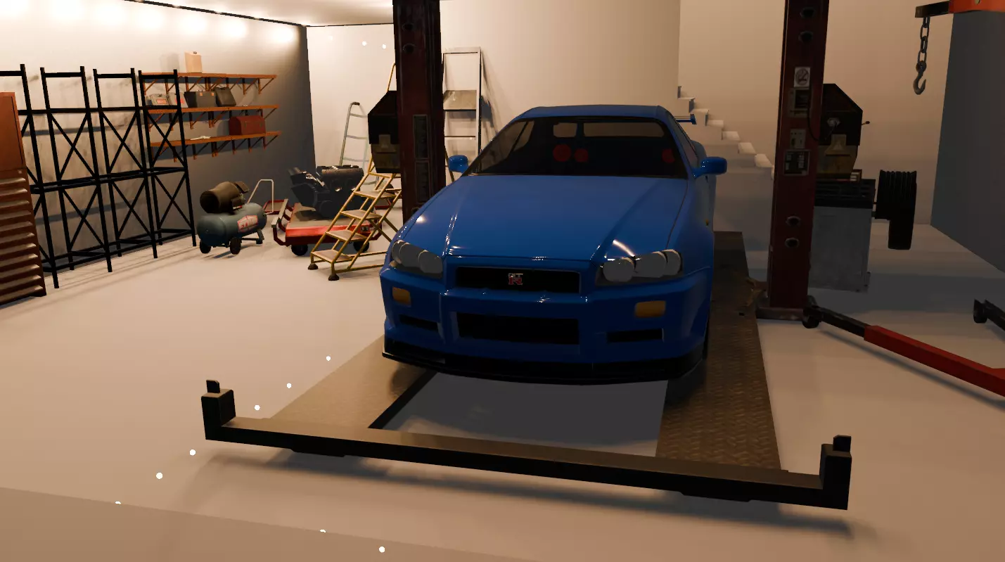 Nissan Skyline R34 3D model_0